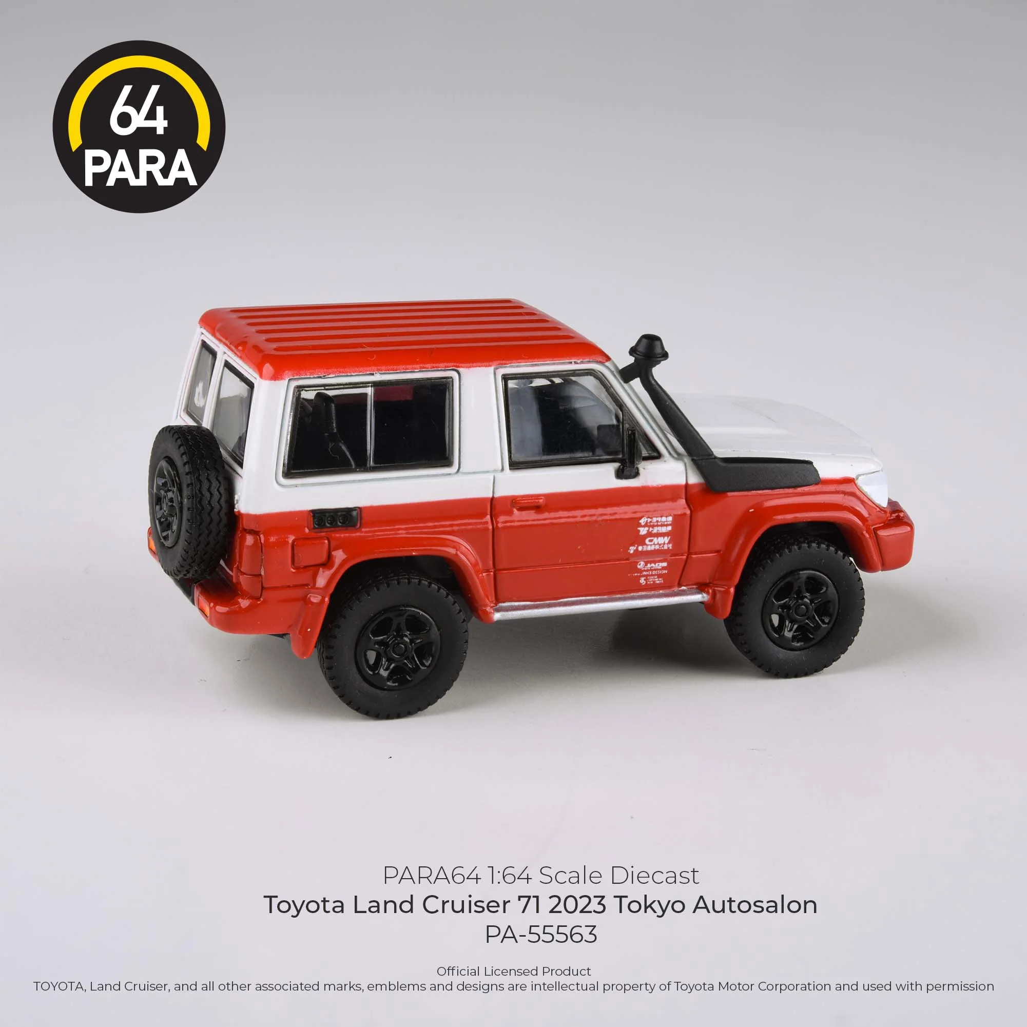 PARA64 1/64 Toyota Land Cruiser 71 Short Wheel Base 2023 Tokyo Auto Salon LHD PA-55563 - Image 4