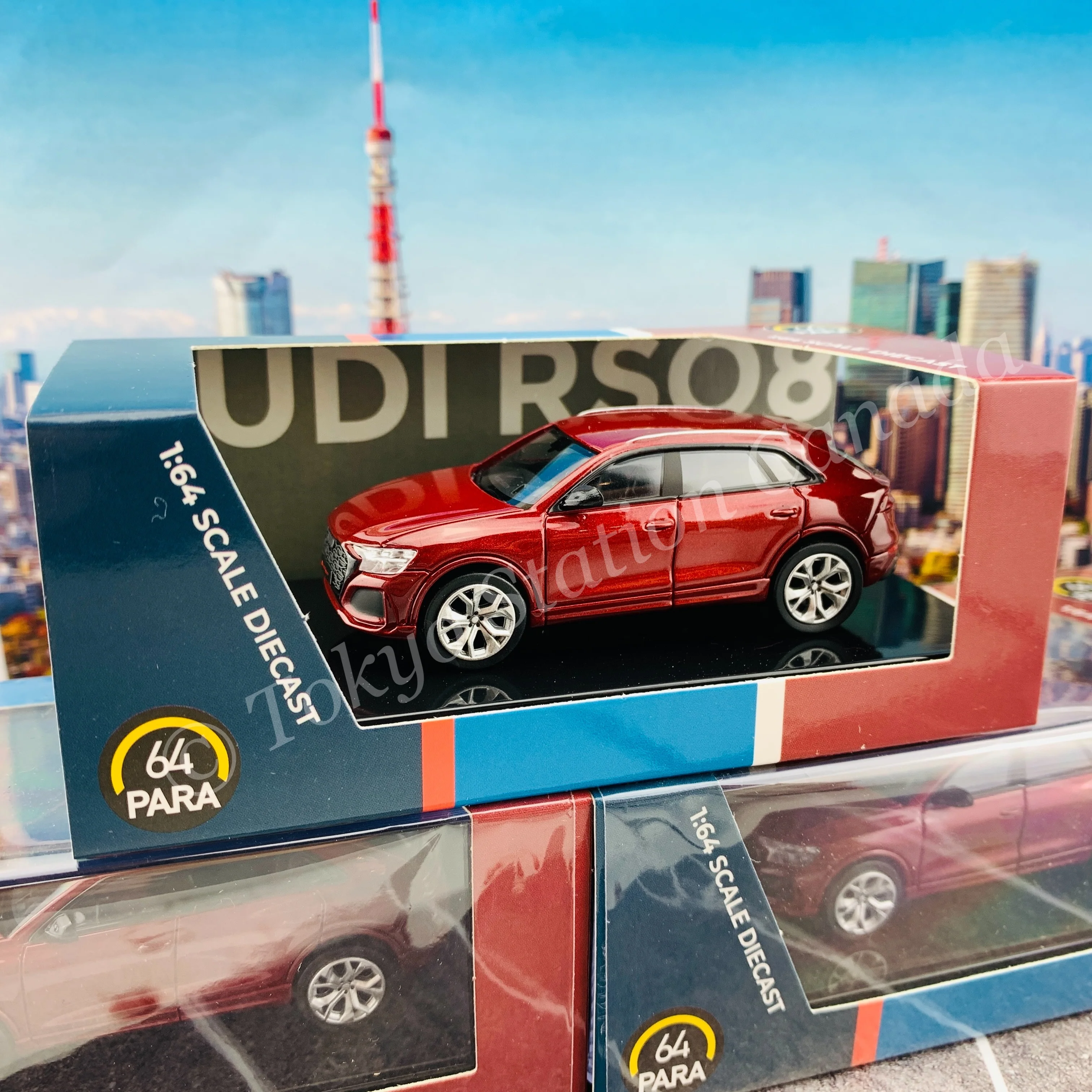 PARA64 1/64 Audi RS Q8 Matador Red Metallic LHD PA-55176