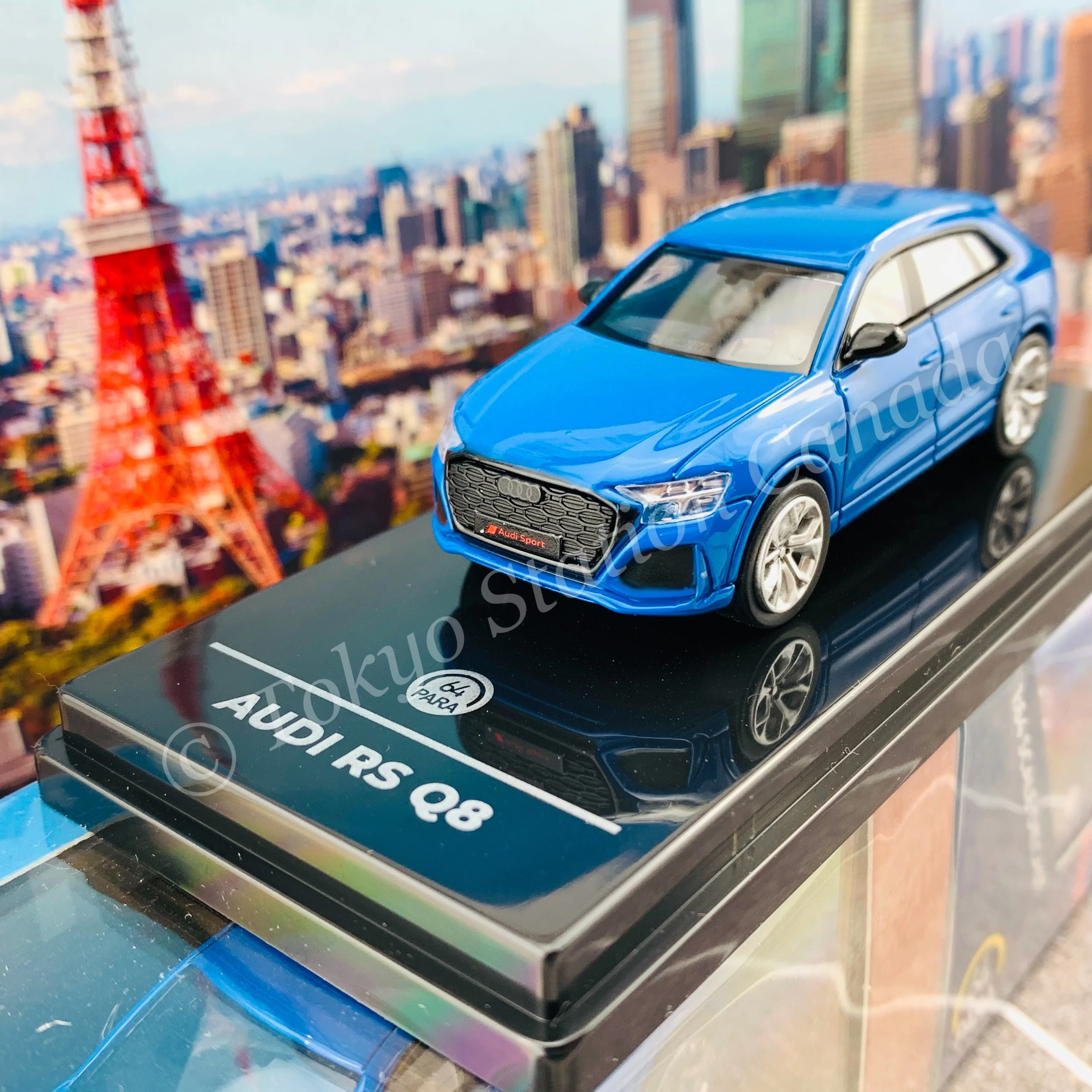 PARA64 1/64 Audi RS Q8 Turbo Blue LHD PA-55175 - Image 2