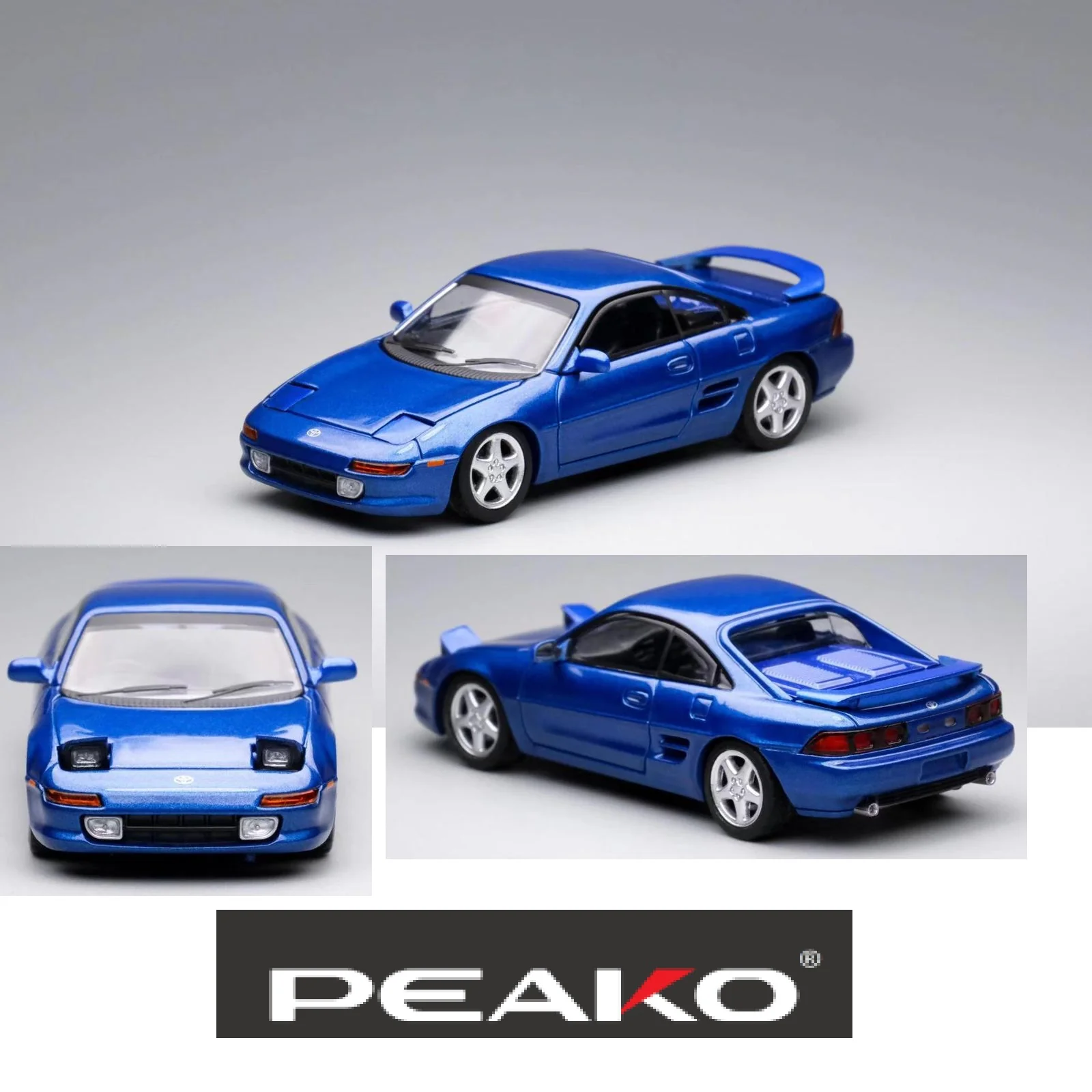 PEAKO64 1/64 Toyota MR2 SW20 1996 62404 BLUE (4897048624246) - Image 8