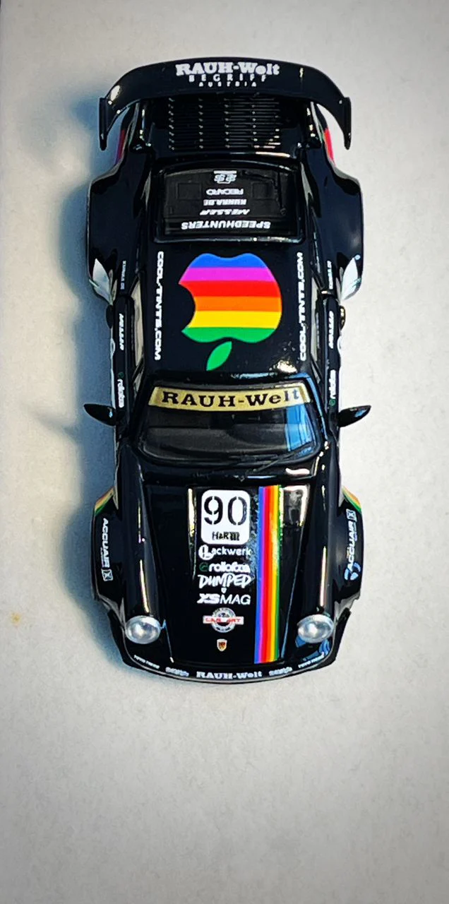 PGM 1/64 RWB 964 Black Apple Fully Opened with Rectangular Display Box PGM-640009 - Image 2