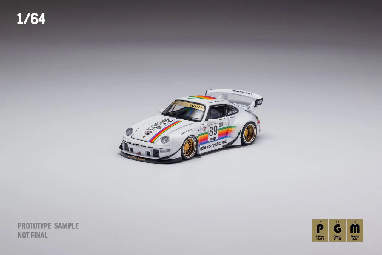 PGM 1/64 RWB993 White Apple #89 Fully Opened with Delux Round Display Box - Image 6