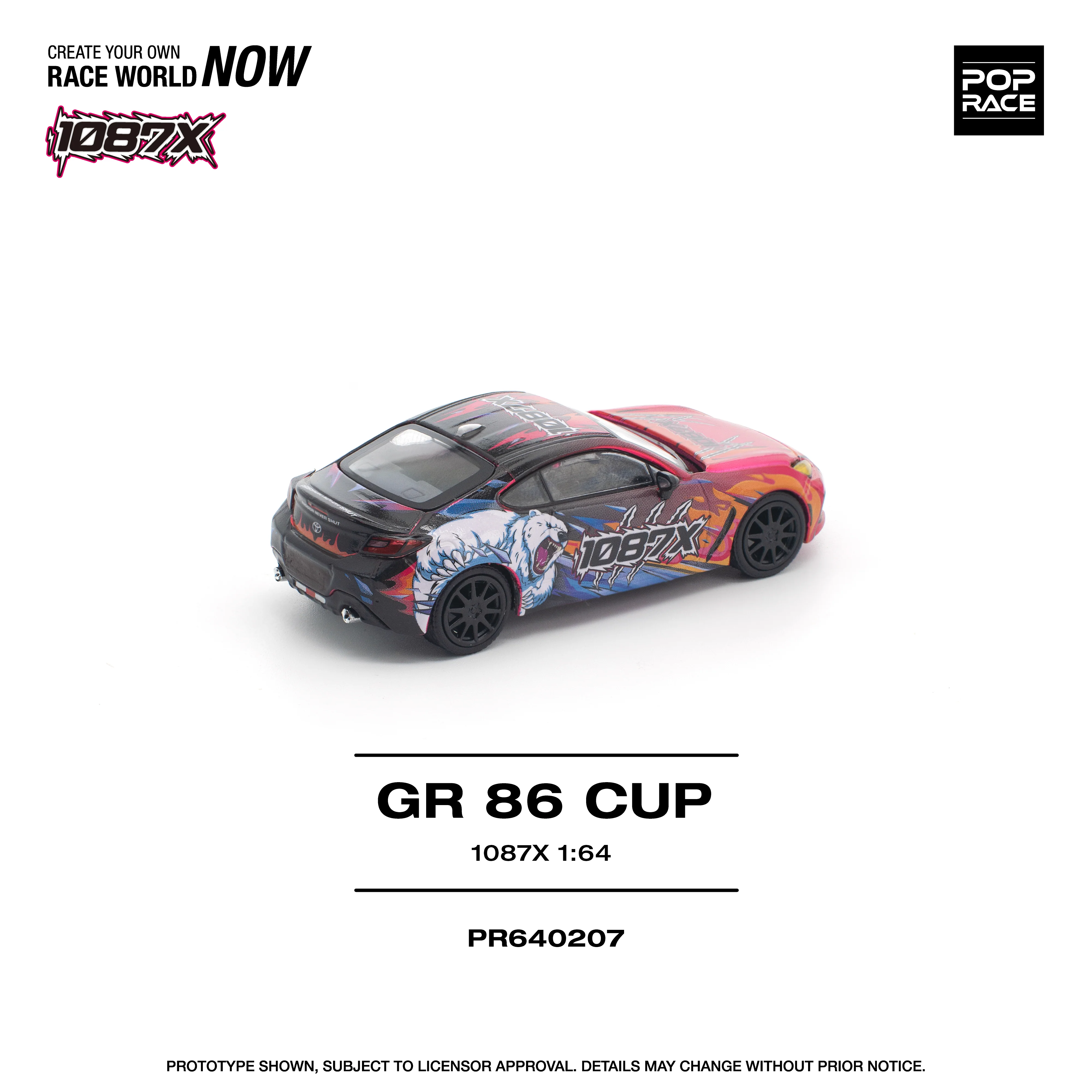 POPRACE 1/64 1087X GR86 CUP PR640207 - Image 2