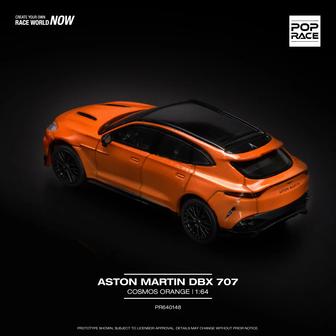 POPRACE 1/64 ASTON MARTIN DBX 707 - COSMOS ORANGE PR640148 - Image 2
