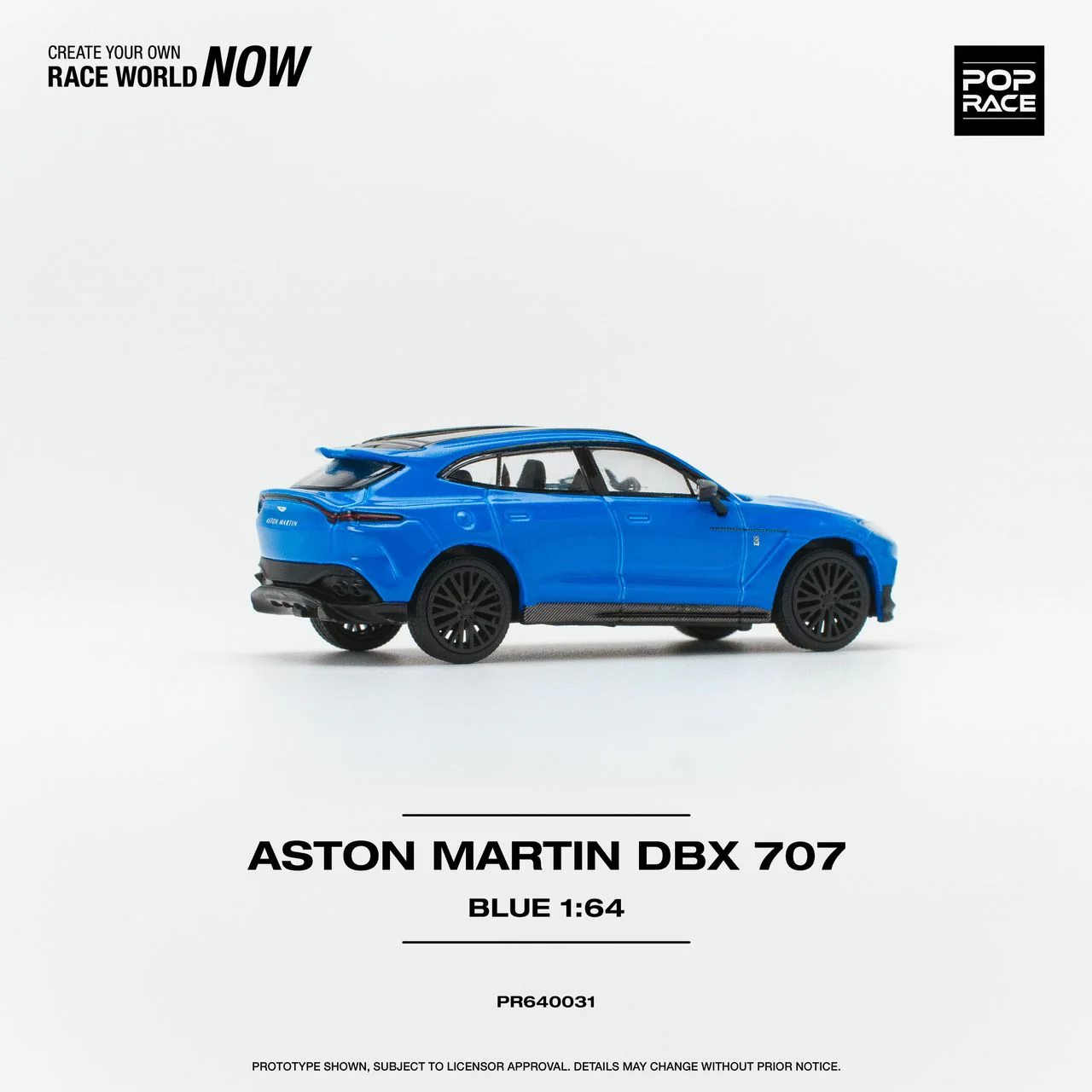 POPRACE 1/64 Aston Martin DBX - Blue PR640031 - Image 2