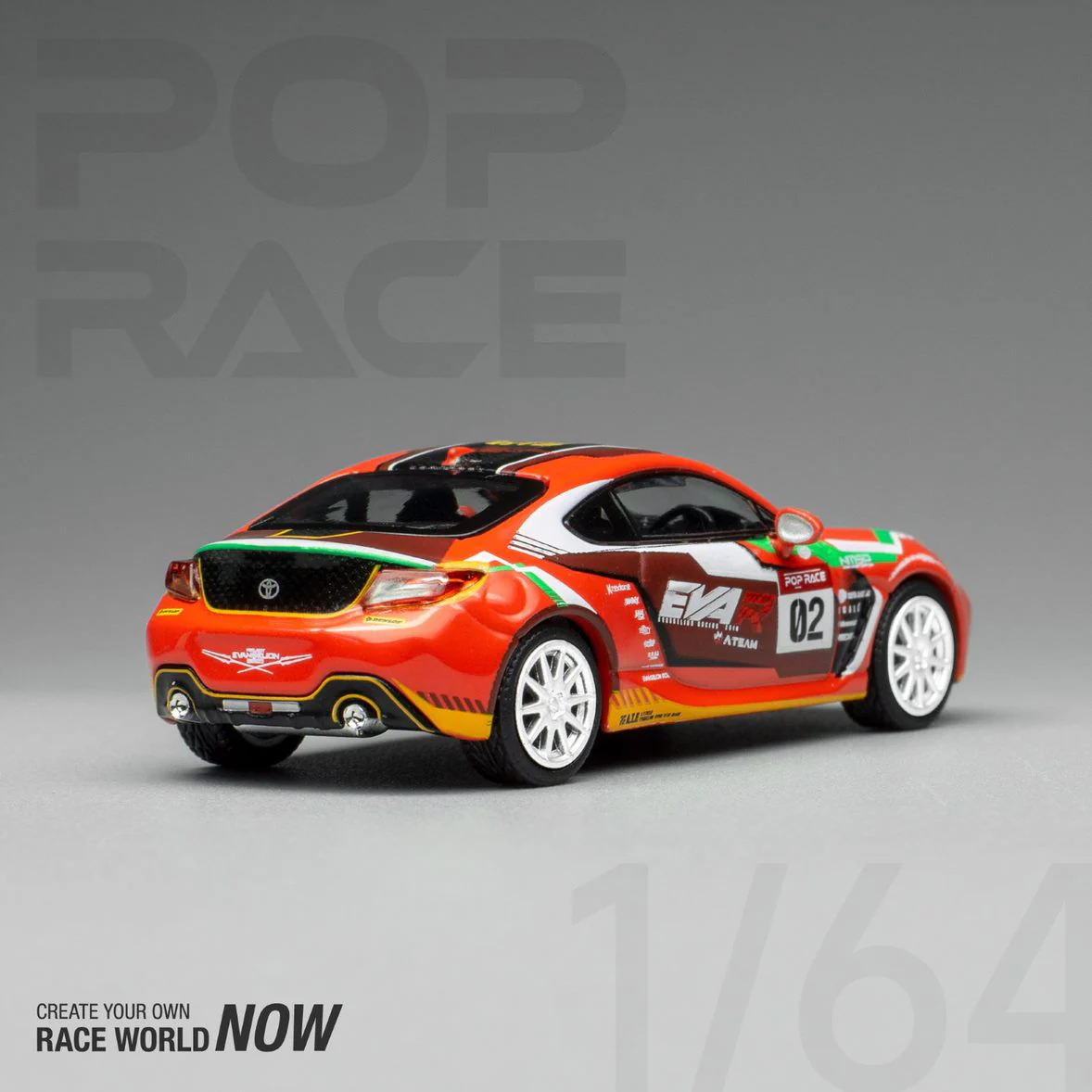 POPRACE 1/64 EVA RT PRODUCTION MODEL-02 GR86 PR64-GR86-EVA02 - Image 3