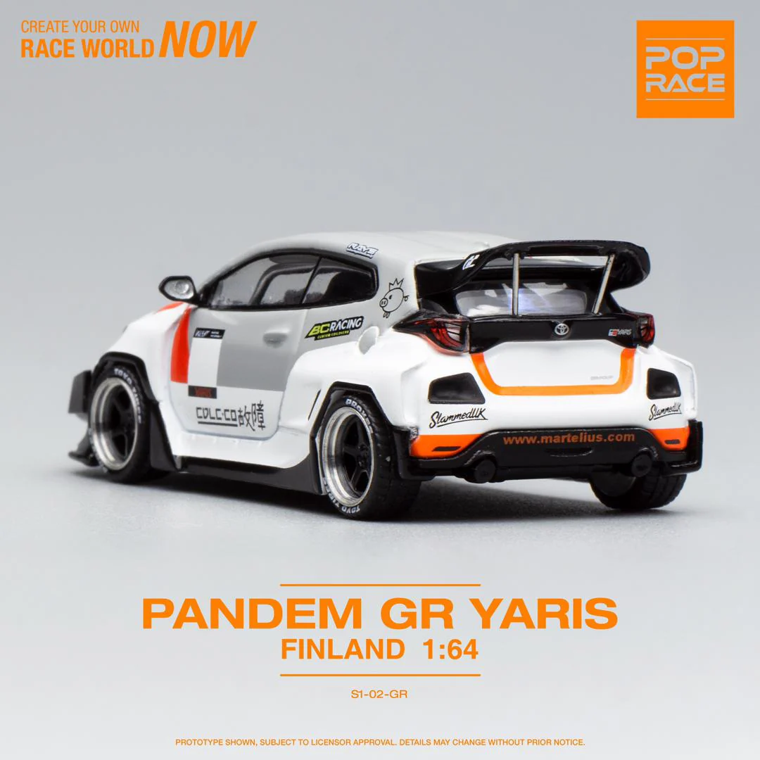 POPRACE 1/64 GR Yaris Finland PR640013 - Image 2