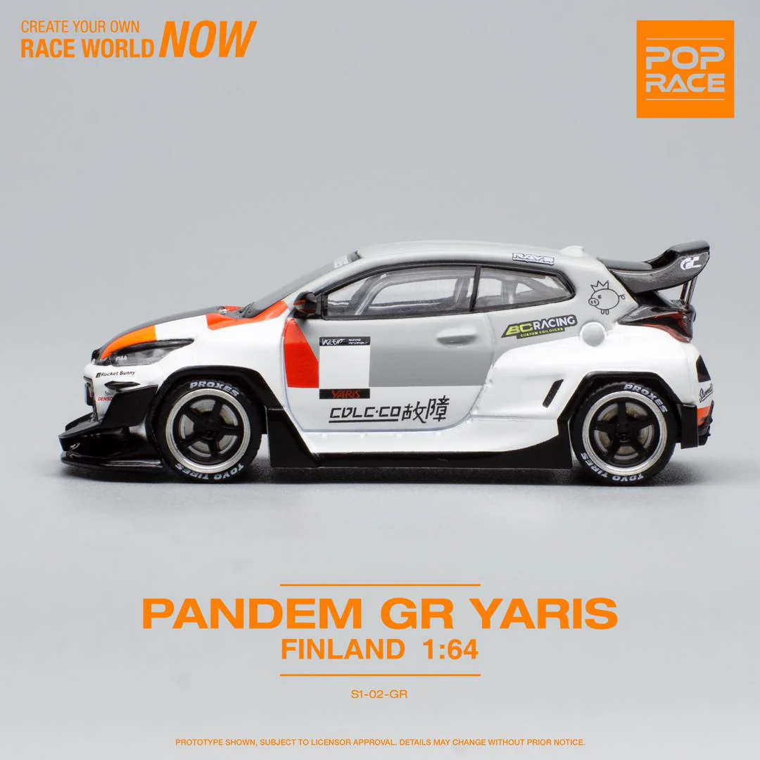 POPRACE 1/64 GR Yaris Finland PR640013 - Image 3