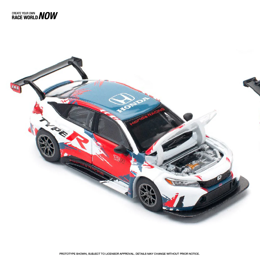 POPRACE 1/64 HONDA CIVIC TYPE-R (FL5) TCR PRESENTATION PR640153 - Image 2