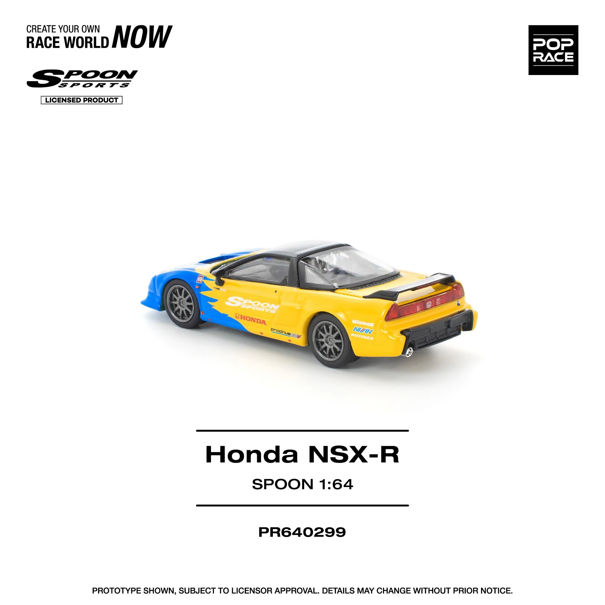 PREORDER POPRACE 1/64 HONDA NSX-R SPOON PR640299 (Approx. Release Date: Q3 2026 and subject to the manufacturer's final decision) - Image 3