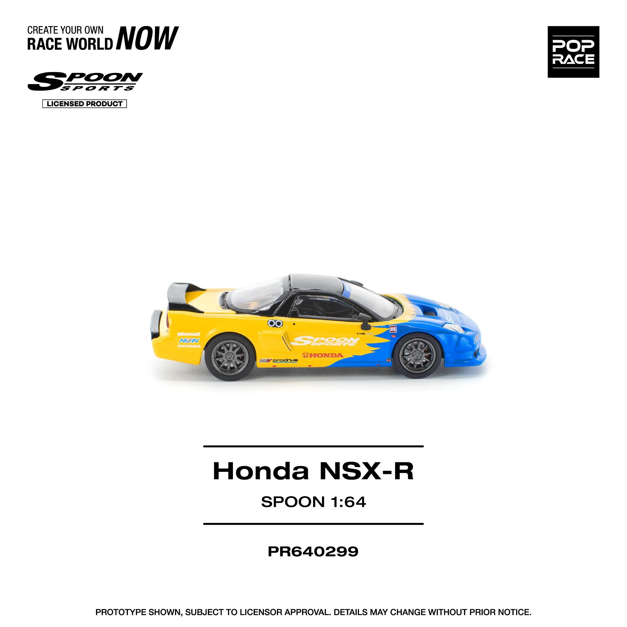 PREORDER POPRACE 1/64 HONDA NSX-R SPOON PR640299 (Approx. Release Date: Q3 2026 and subject to the manufacturer's final decision) - Image 4