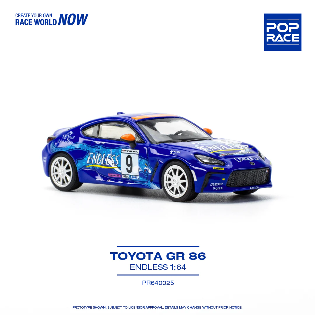 POPRACE 1/64 Toyota GR86 - Endless PR640025 - Image 2