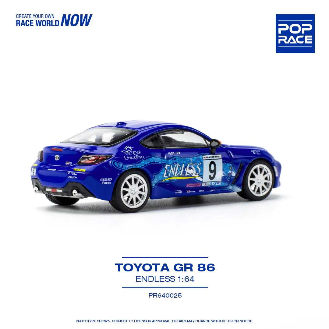 POPRACE 1/64 Toyota GR86 - Endless PR640025 - Image 3
