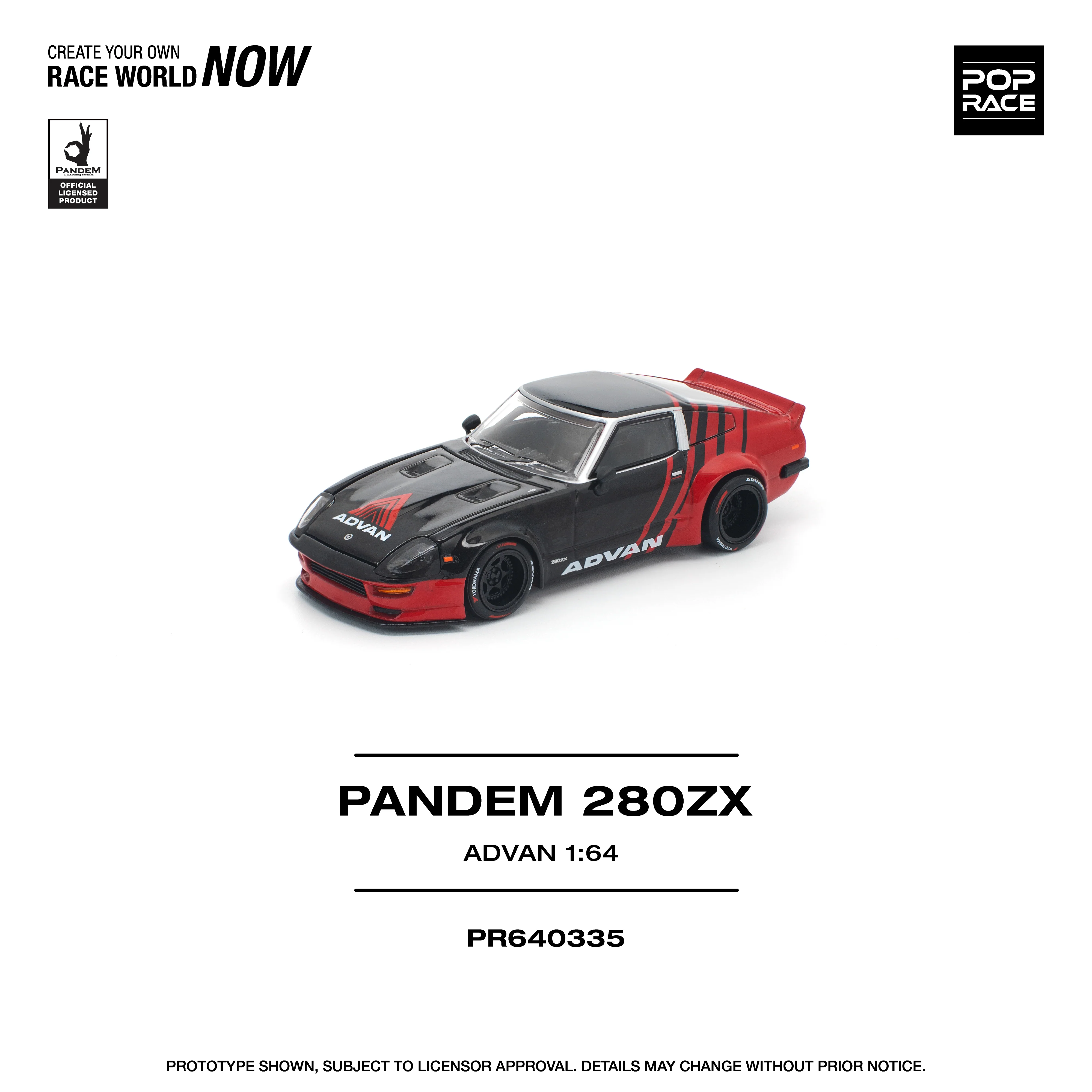 PREORDER POPRACE 1/64 PANDEM 280ZX ADVAN PR640335 (Approx. Release Date: Q4 2025 and subject to the manufacturer's final decision) - Image 3