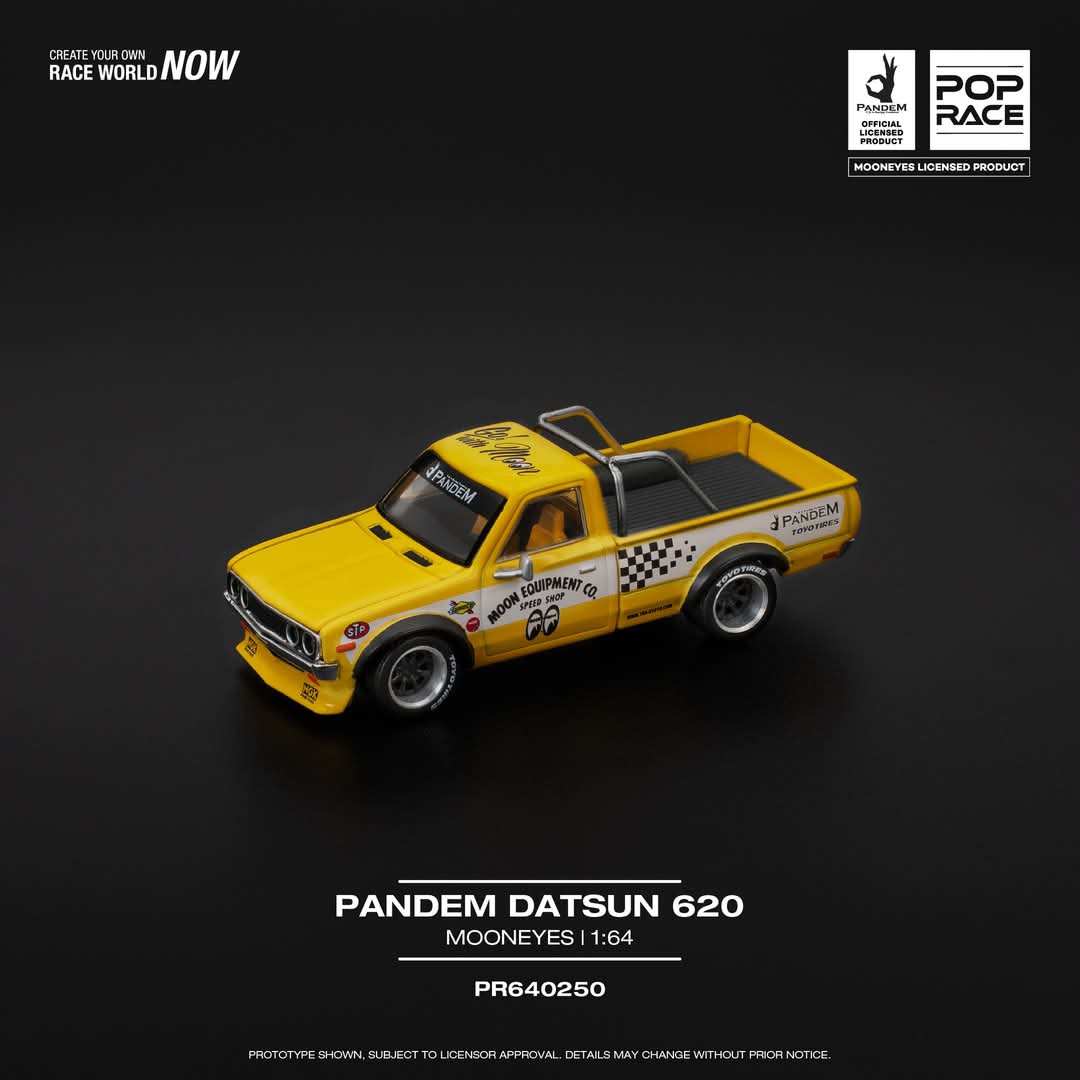 POPRACE 1/64 PANDEM DATSUN 620 - MOONEYES PR640250 - Image 2