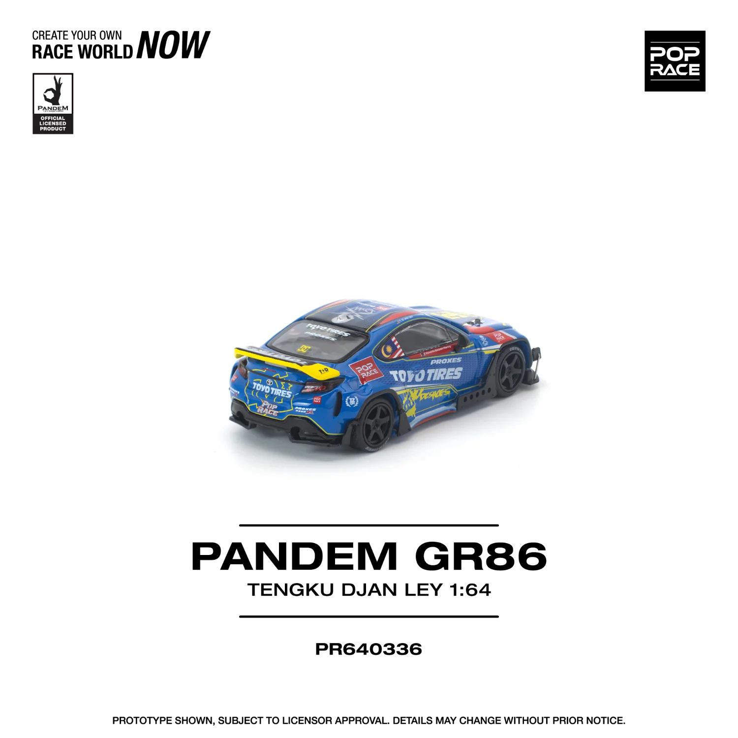 PREORDER POPRACE 1/64 PANDEM GR 86 TENGKU DJAN LEY PR640336 (Approx. Release Date: Q3 2026 and subject to the manufacturer's final decision) - Image 2
