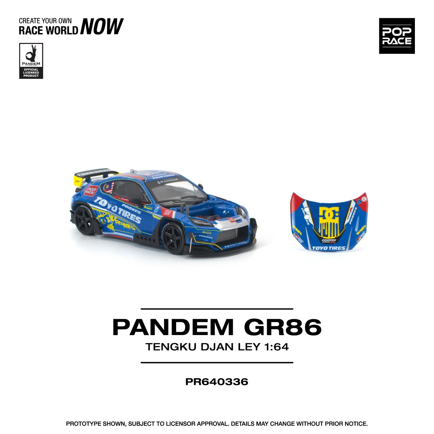 PREORDER POPRACE 1/64 PANDEM GR 86 TENGKU DJAN LEY PR640336 (Approx. Release Date: Q3 2026 and subject to the manufacturer's final decision) - Image 4