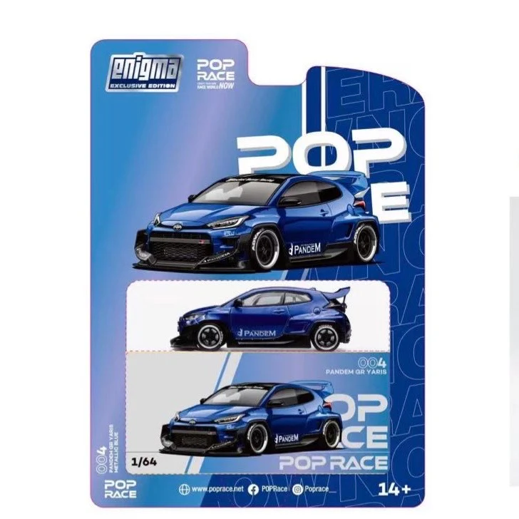 POPRACE 1/64 PANDEM GR YARIS Blue PRE004 (enigma Exclusive Edition) - Image 2