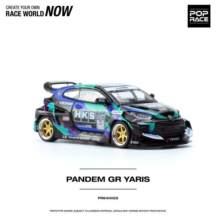 POPRACE 1/64 Pandem GR Yaris PR640022 - Image 4