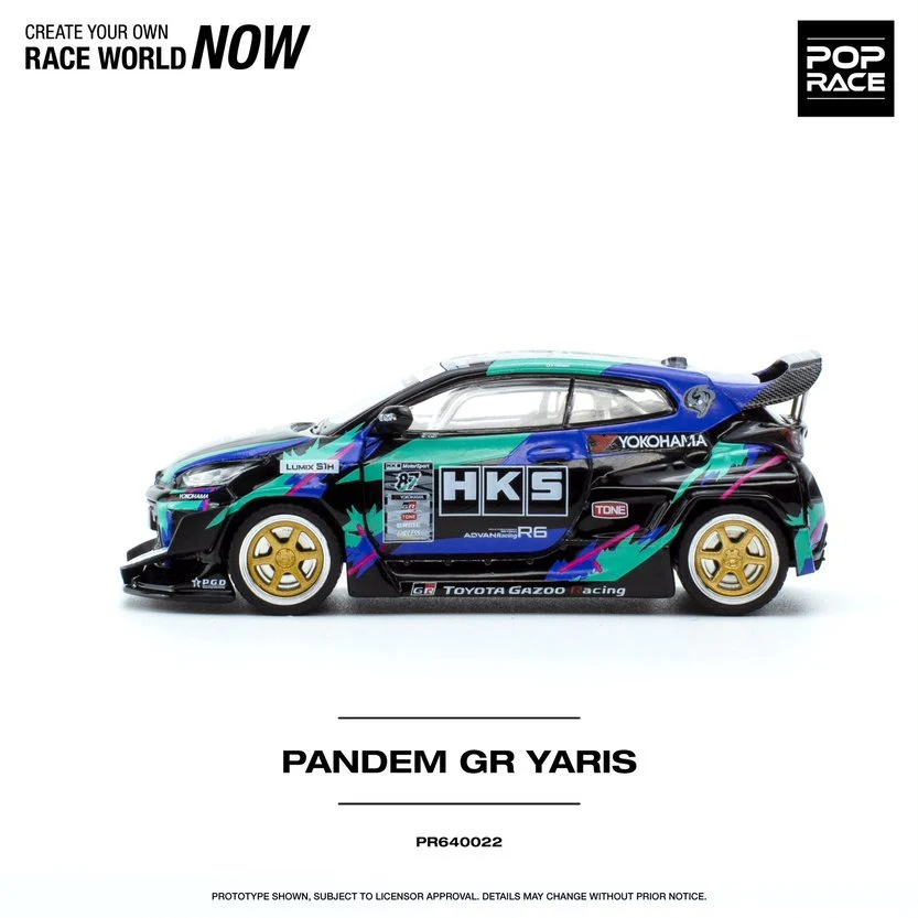 POPRACE 1/64 Pandem GR Yaris PR640022 - Image 5