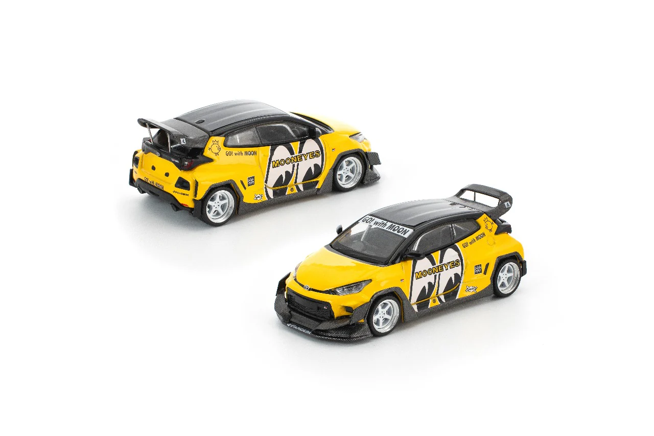 PREORDER POPRACE 1/64 Pandem Yaris Mooneyes (enigma exclusive edition) PRE017 (Approx. Release Date: Q4 2025 and subject to the manufacturer's final decision) - Image 2