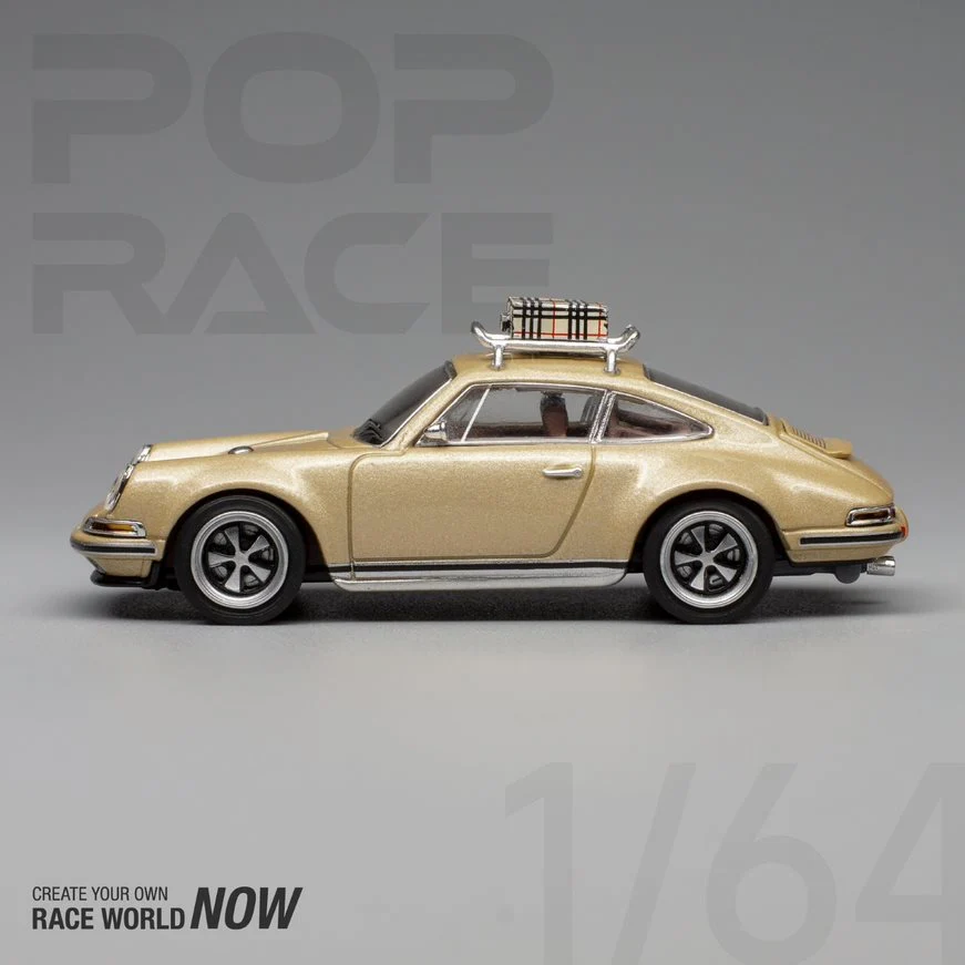 POPRACE 1/64 Singer 964 GOLD with Luggage PR64-SRG-GLD2 - Image 2