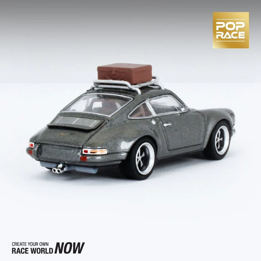 POPRACE 1/64 Singer Grey with Luggage PR64-SRG-GRY - Image 2