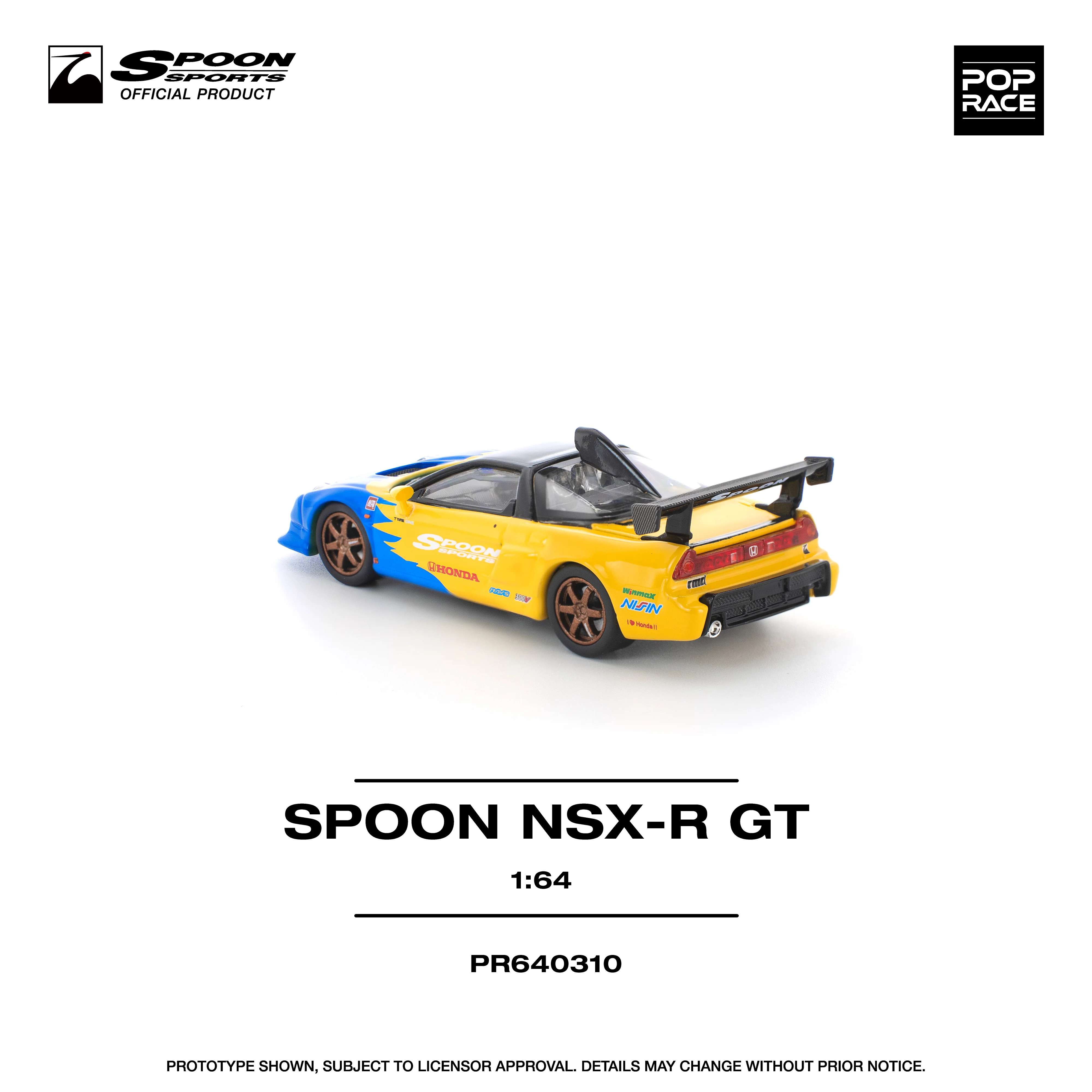 POPRACE 1/64  SPOON NSX R GT PR640310 - Image 3