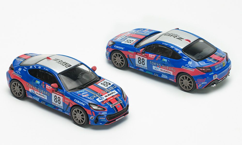 POPRACE 1/64 Subaru BRZ - Tokyo Subaru Racing #88 PR640088 - Image 2