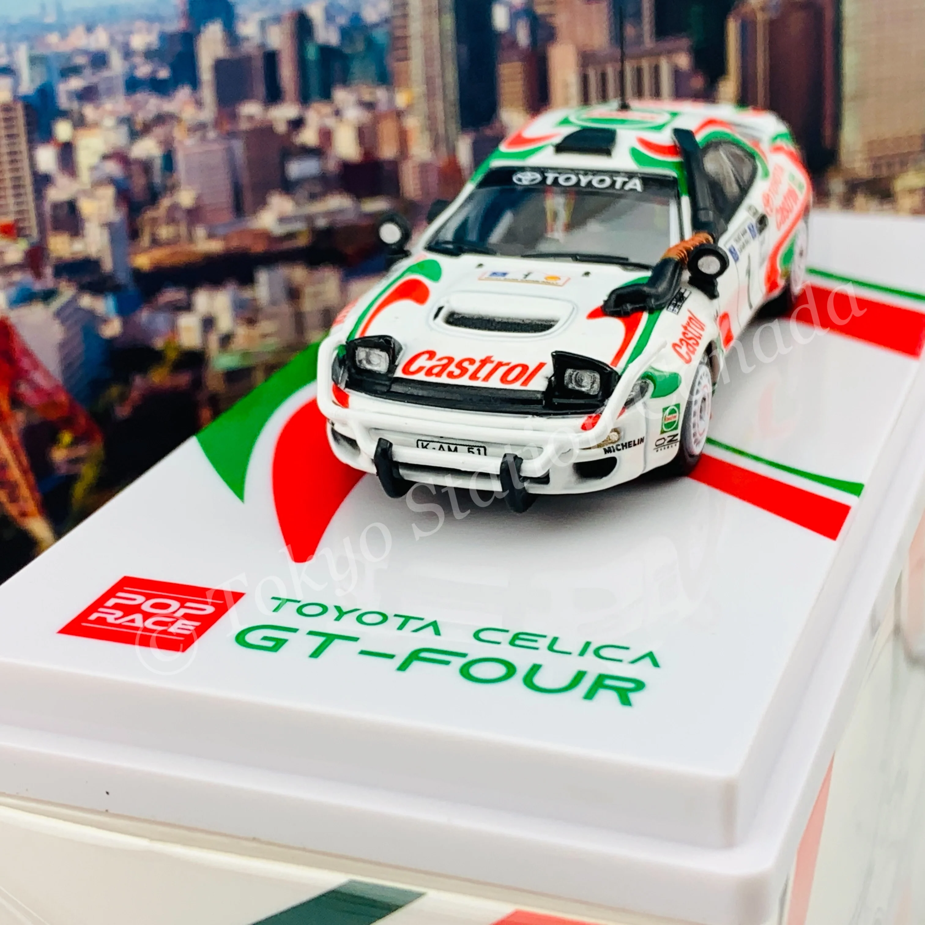 POPRACE 1/64 Toyota Celica GT-Four ST185 Safari Rally 1993 Winner #1 Juha Kankkunen/ Juha Piironen PR64-185-93WRC01 - Image 3