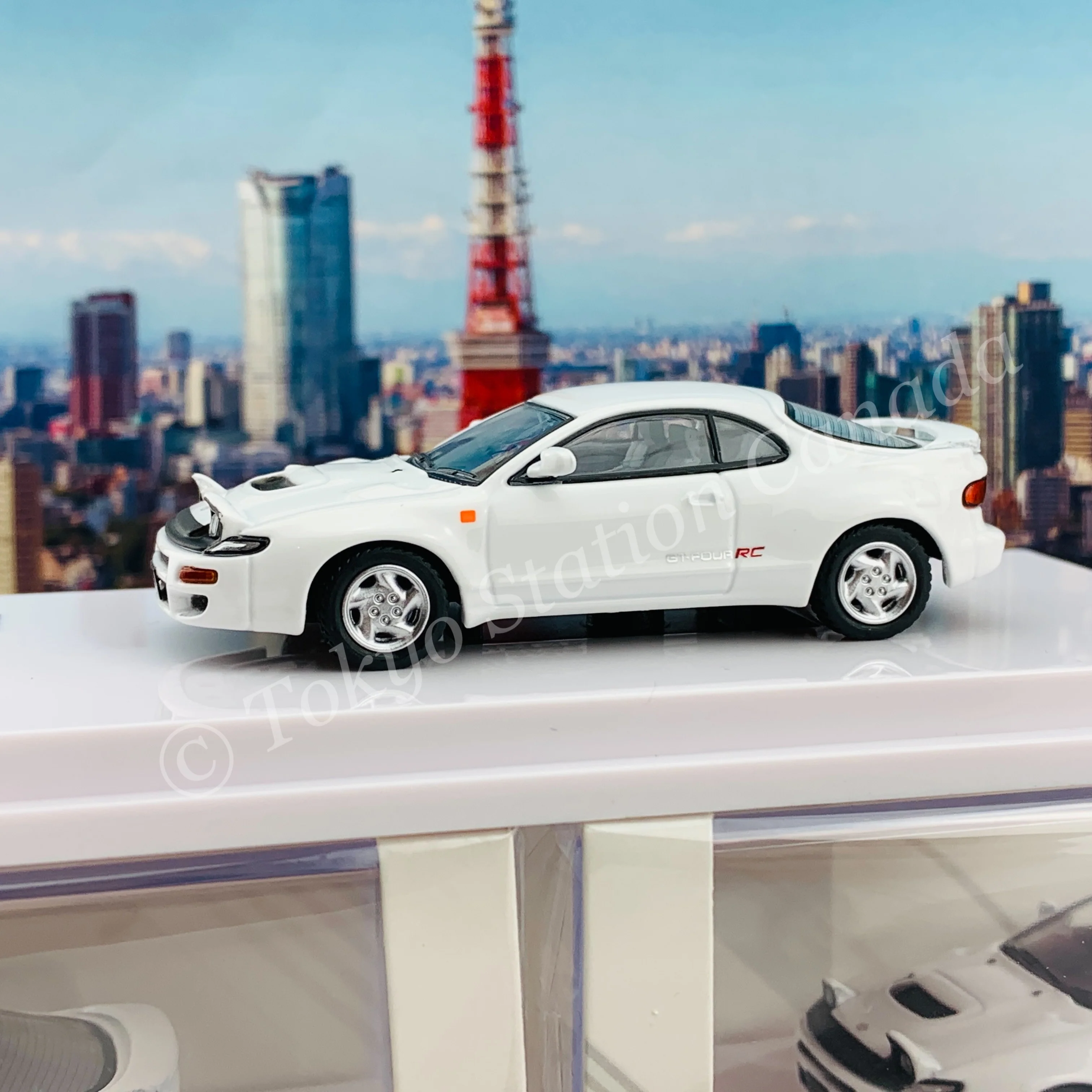 POPRACE 1/64 Toyota Celica GT-Four ST185 Super White PR64-185-WH - Image 3