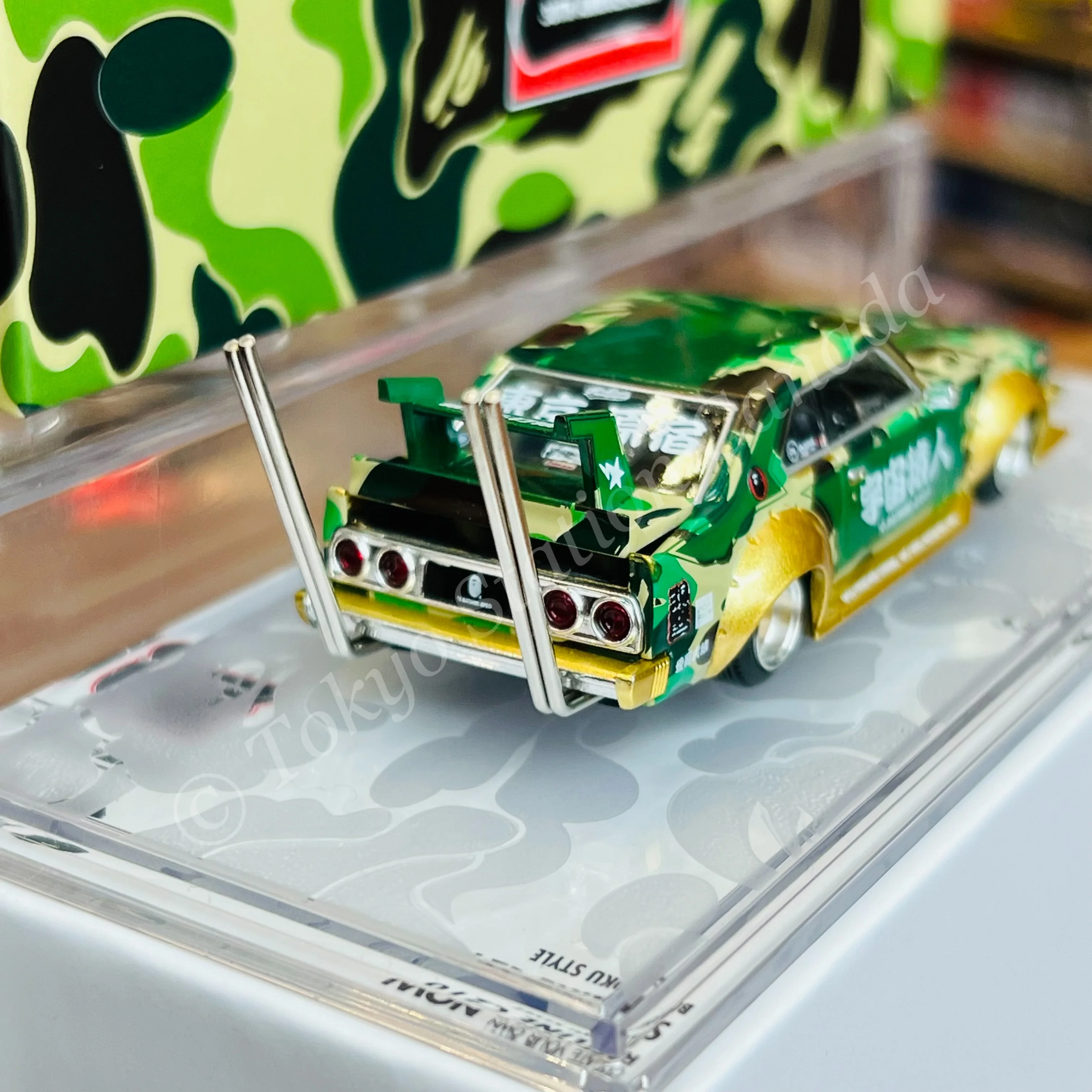 POPRACE x BAPE 1/64 Skyline C210 Bosozoku Style Special Edition PR640009 - Image 5