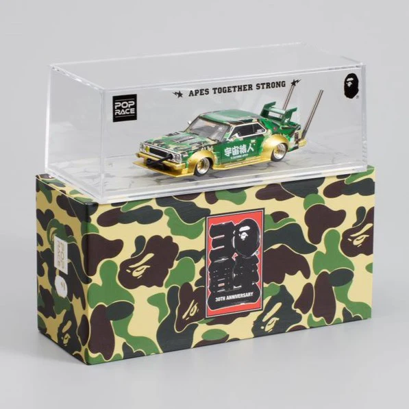 POPRACE x BAPE 1/64 Skyline C210 Bosozoku Style Special Edition PR640009 - Image 8
