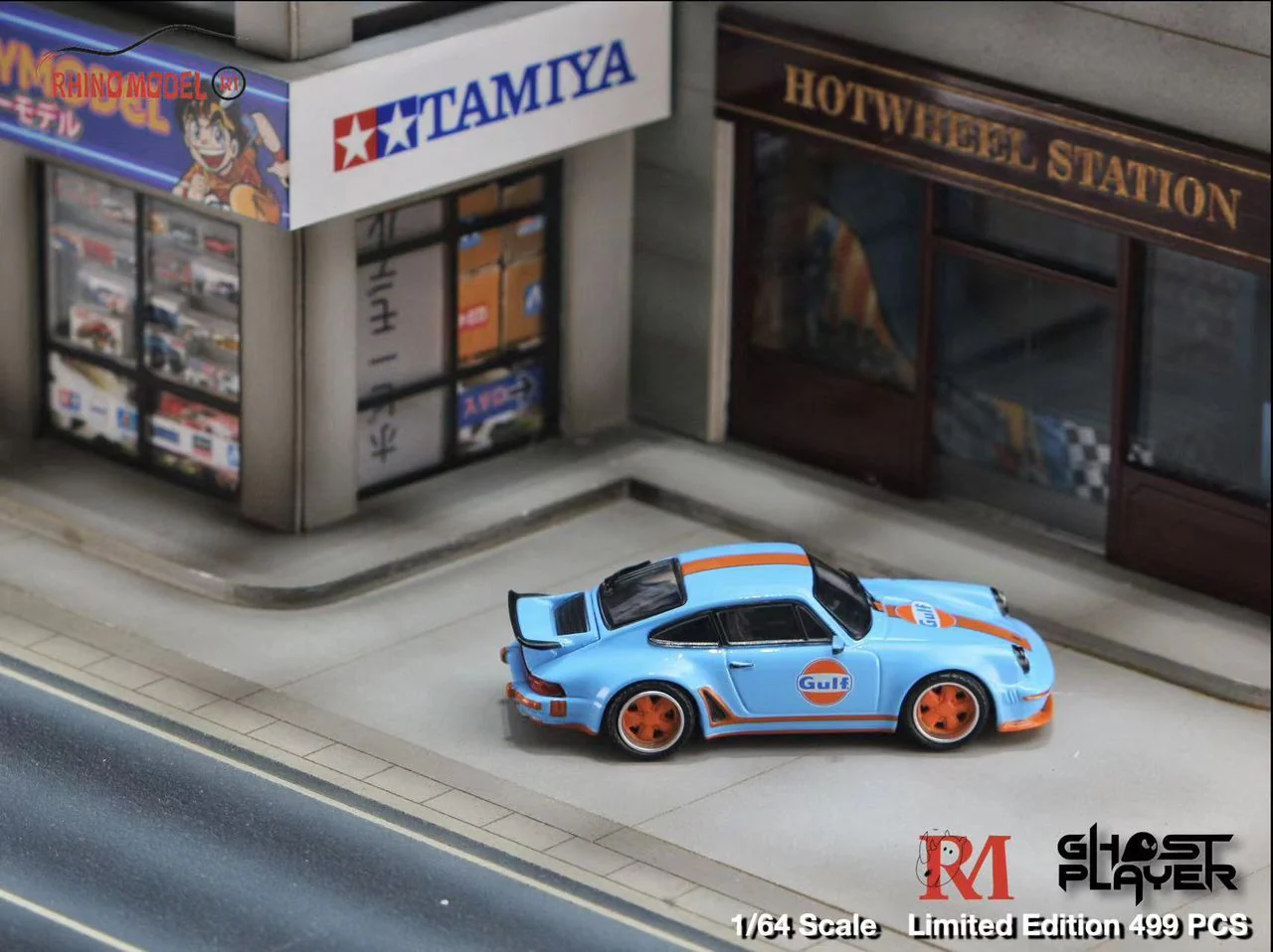Rhino Model X Ghost Player 1/64 Singer Turbo Study 930 GULF - Image 6