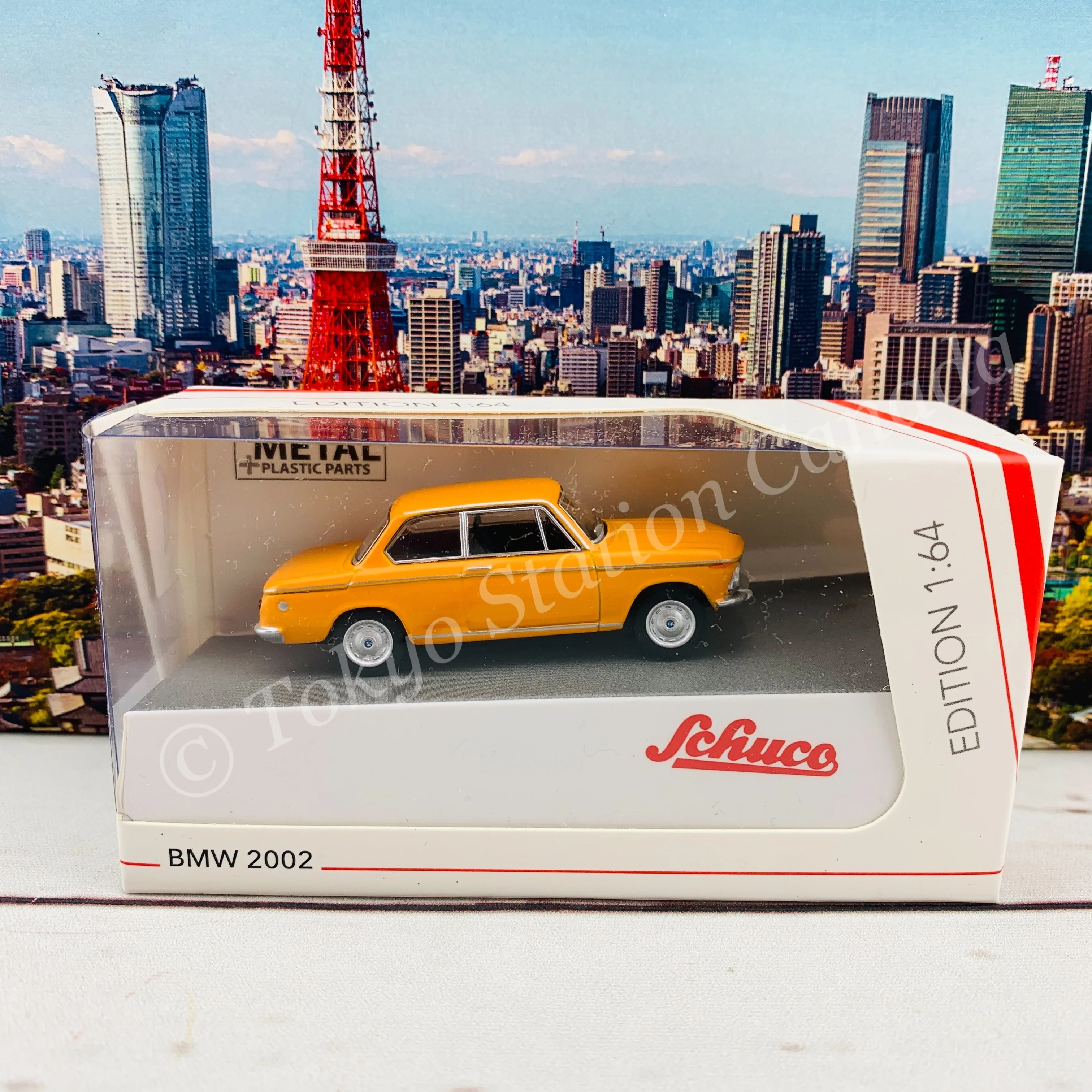 Schuco 1/64 BMW 2002 Orange 452022700 - Image 6