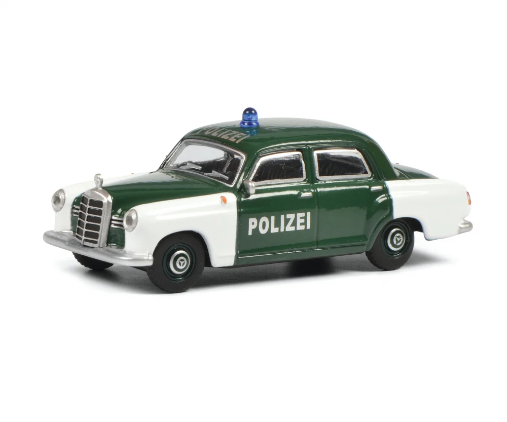 Schuco1/64 Mercedes-Benz 180 D Police 452022300 - Image 2