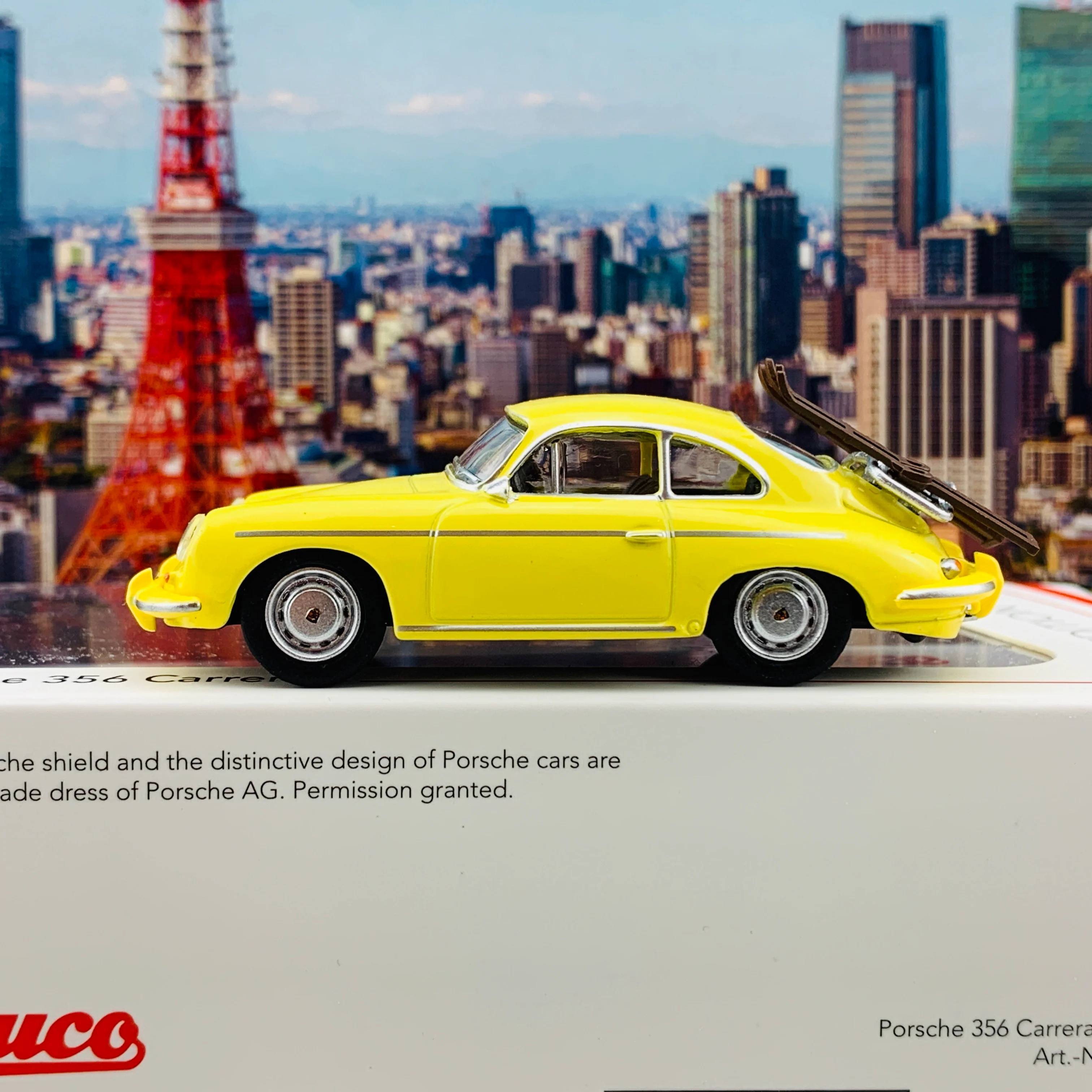 Schuco1/64 Porsche 356 Carrera 2 Skiurlaub 452022900 - Image 2