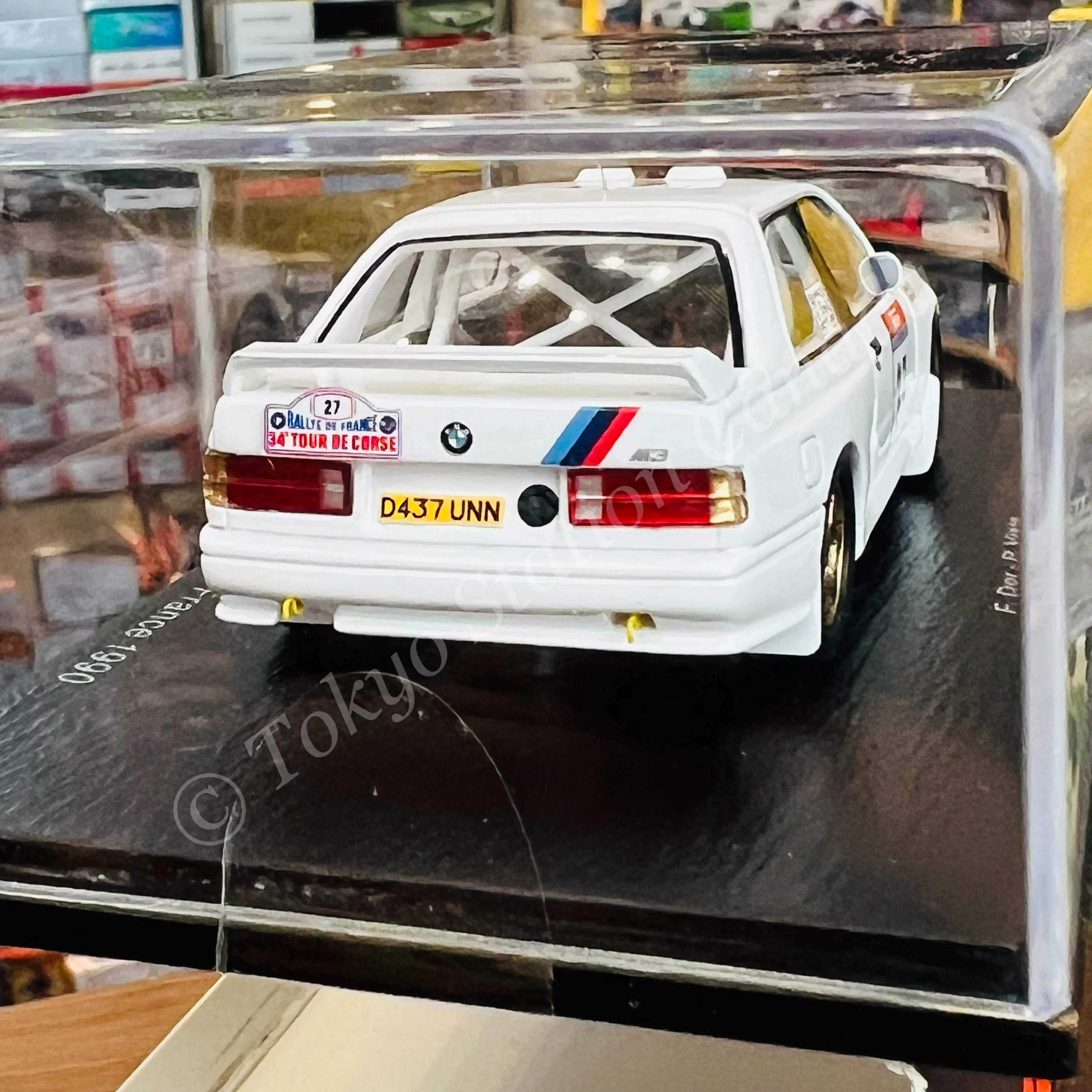 Spark Model 1/43 BMW E30 NO.27 TOUR DE CORSE RALLYE DE FRANCE 1990 F. DOR - P. VIALE S8486 - Image 4