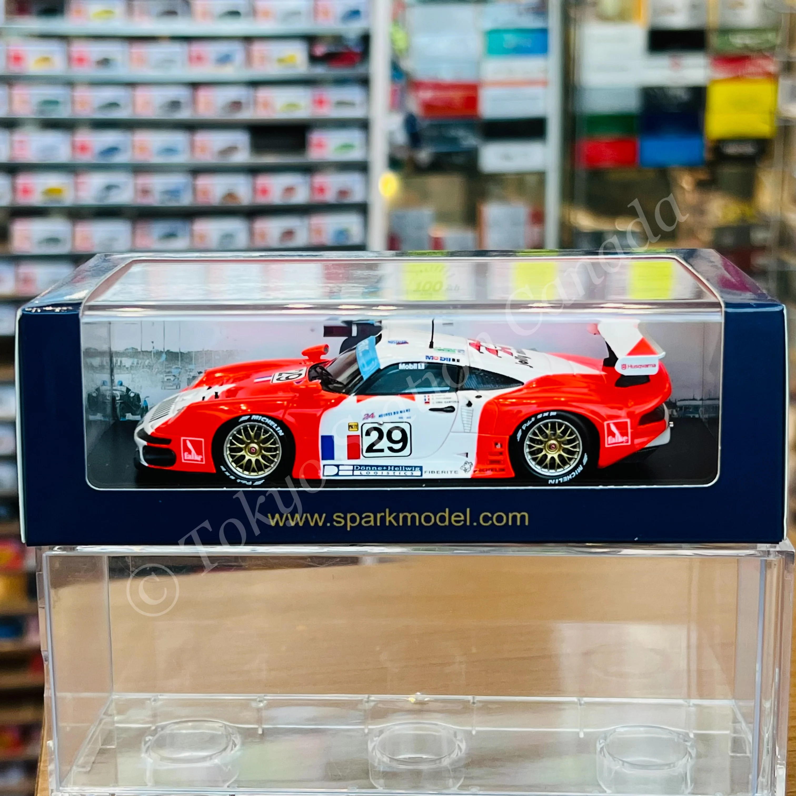 Spark Model 1/43 Porsche 911 GT1 No.29 24H Le Mans 1997 A. Ferté - J. von Gartzen - O. Thévenin S5606 - Image 2