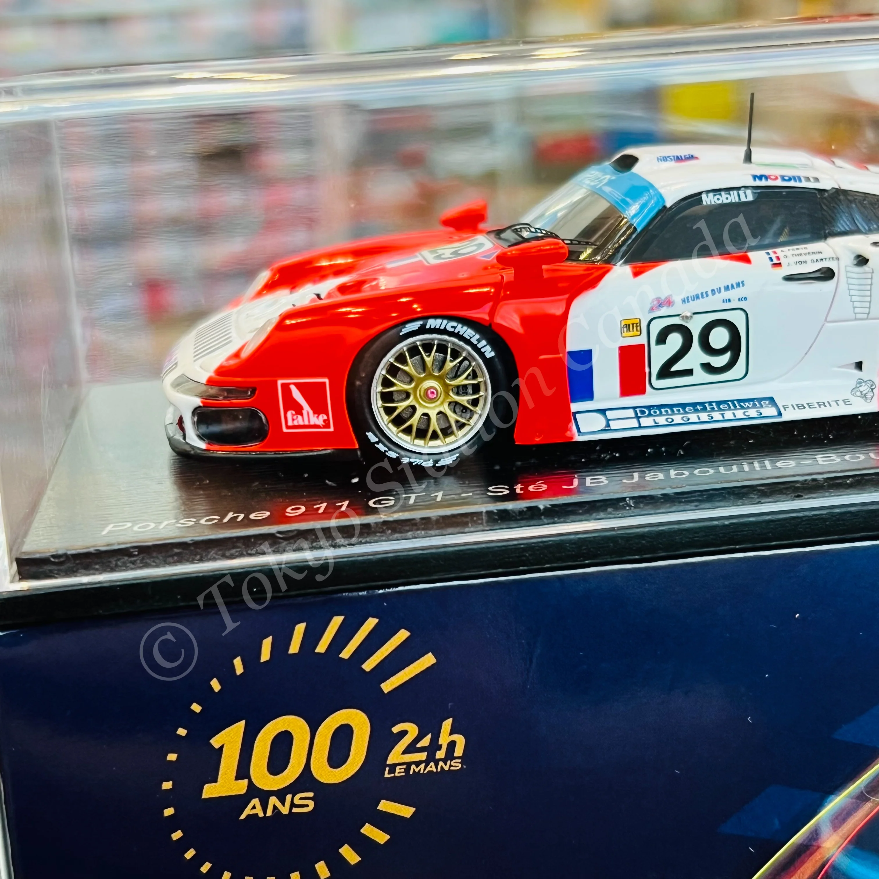 Spark Model 1/43 Porsche 911 GT1 No.29 24H Le Mans 1997 A. Ferté - J. von Gartzen - O. Thévenin S5606 - Image 3