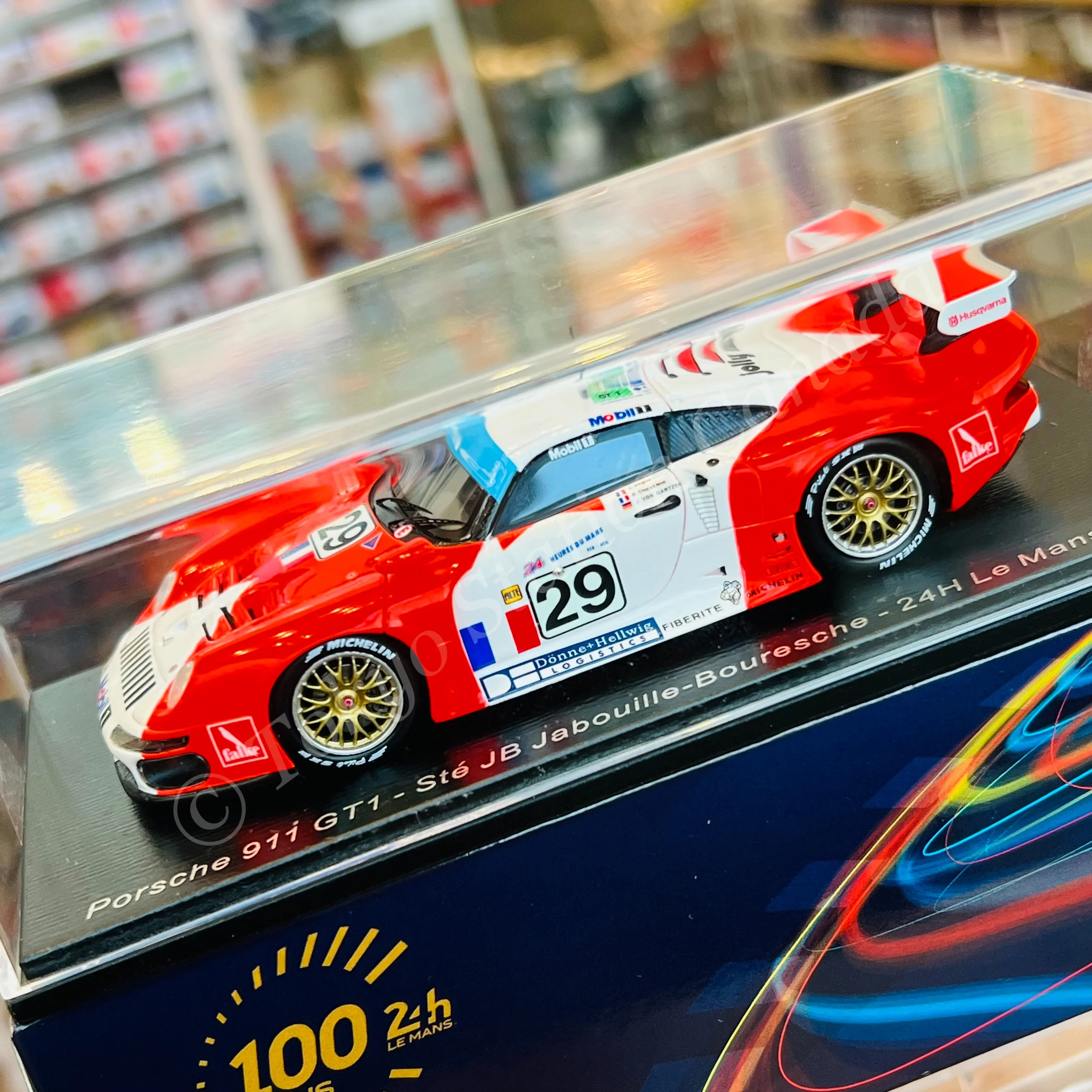 Spark Model 1/43 Porsche 911 GT1 No.29 24H Le Mans 1997 A. Ferté - J. von Gartzen - O. Thévenin S5606 - Image 4