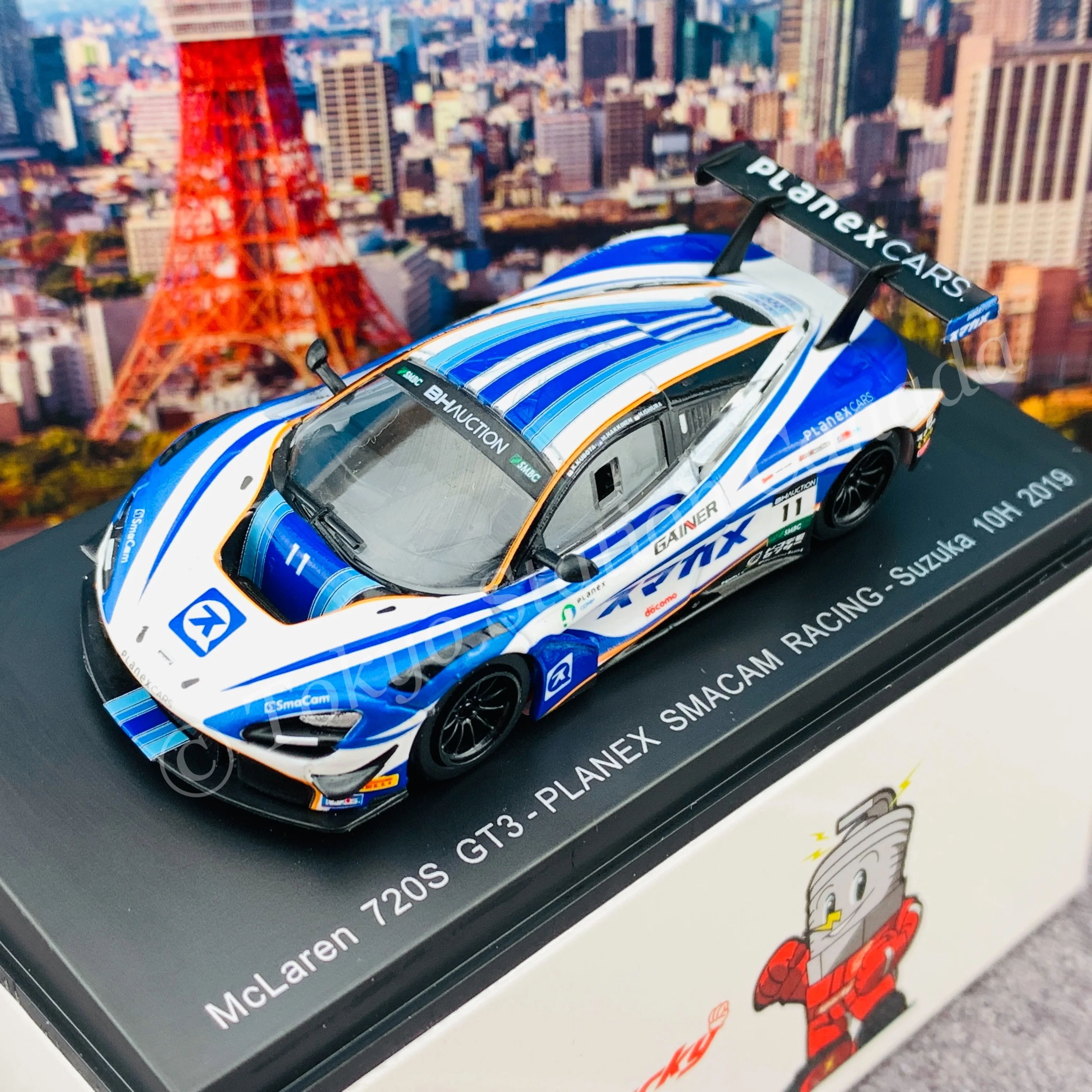 Sparky 1/64 McLaren 720S GT3 No.11 PLANEX SMACAM RACING Suzuka 10H 2019 M. Häkkinen - K. Kubota - H. Ishiura Y162 - Image 3
