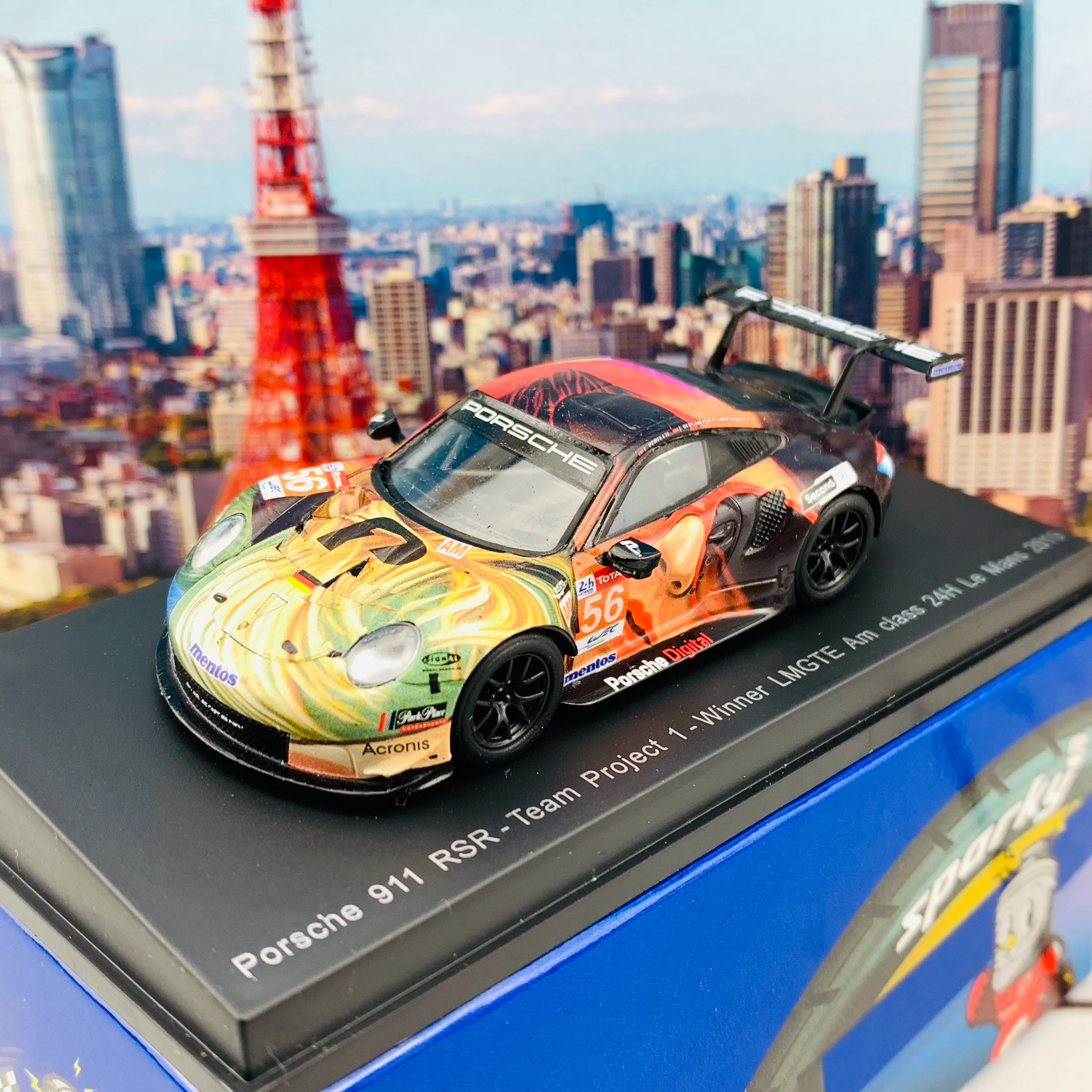 Sparky 1/64 Porsche 911 RSR No.56 Team Project 1 Winner LMGTE Am class 24H Le Mans 2019  J. Bergmeister - P. Lindsey - E. Perfetti Y142 - Image 2