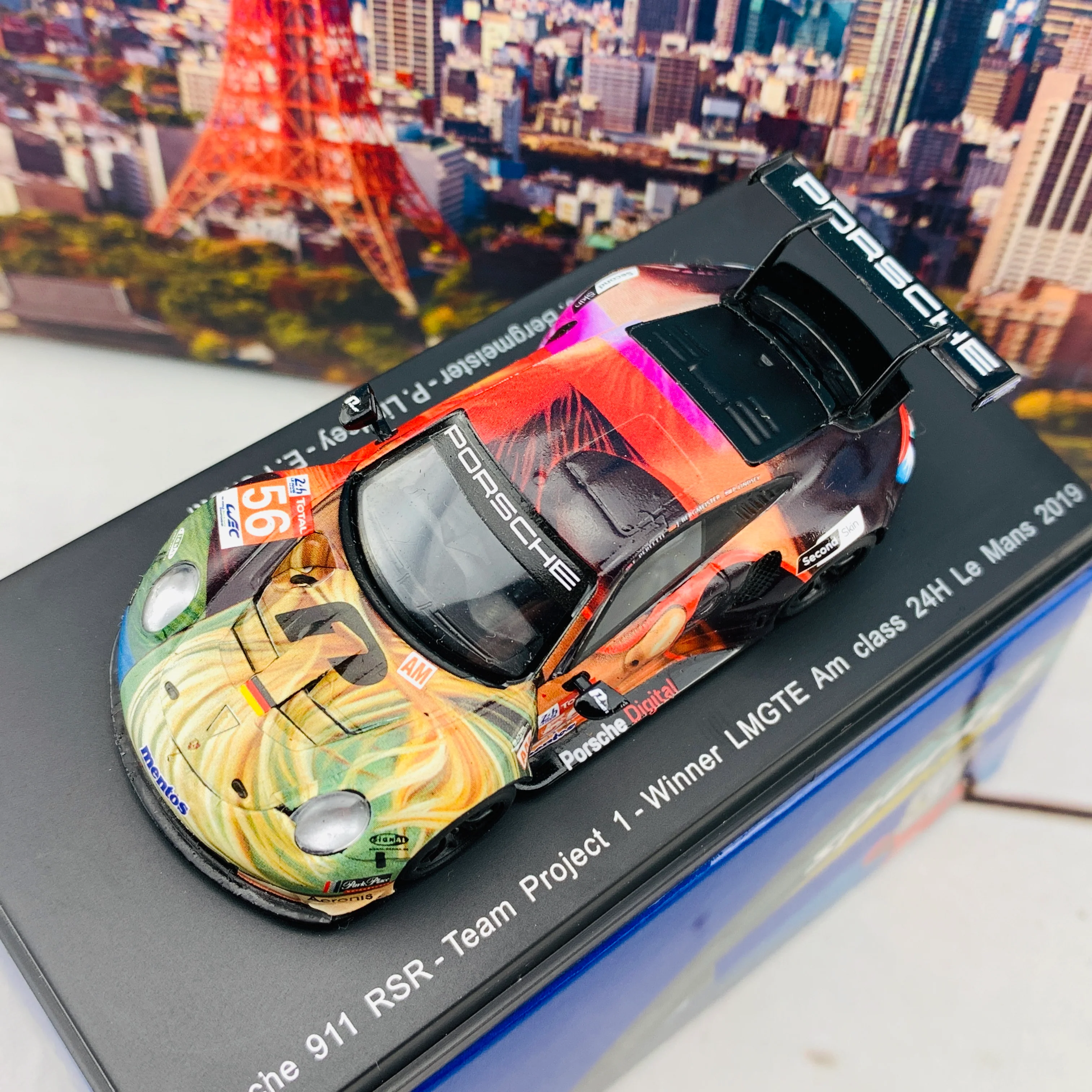 Sparky 1/64 Porsche 911 RSR No.56 Team Project 1 Winner LMGTE Am class 24H Le Mans 2019  J. Bergmeister - P. Lindsey - E. Perfetti Y142 - Image 3