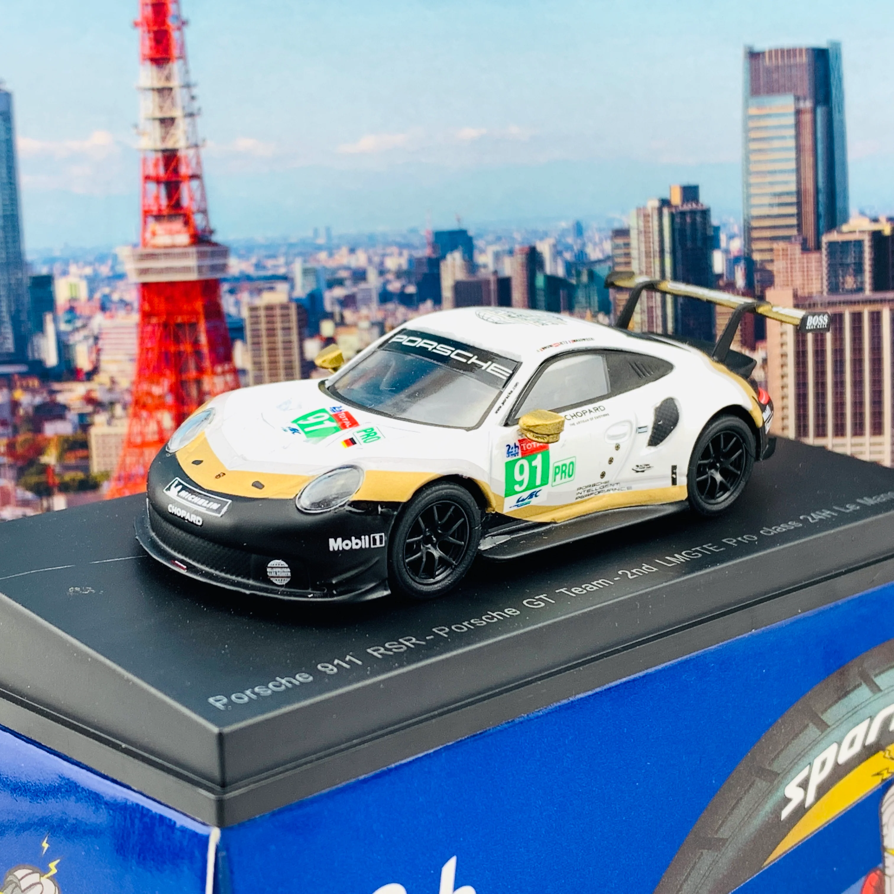 Sparky 1/64 Porsche 911 RSR No.91 Porsche GT Team 2nd LMGTE Pro class 24H Le Mans 2019 R. Lietz - G. Bruni - F. Makowiecki Y140 - Image 2