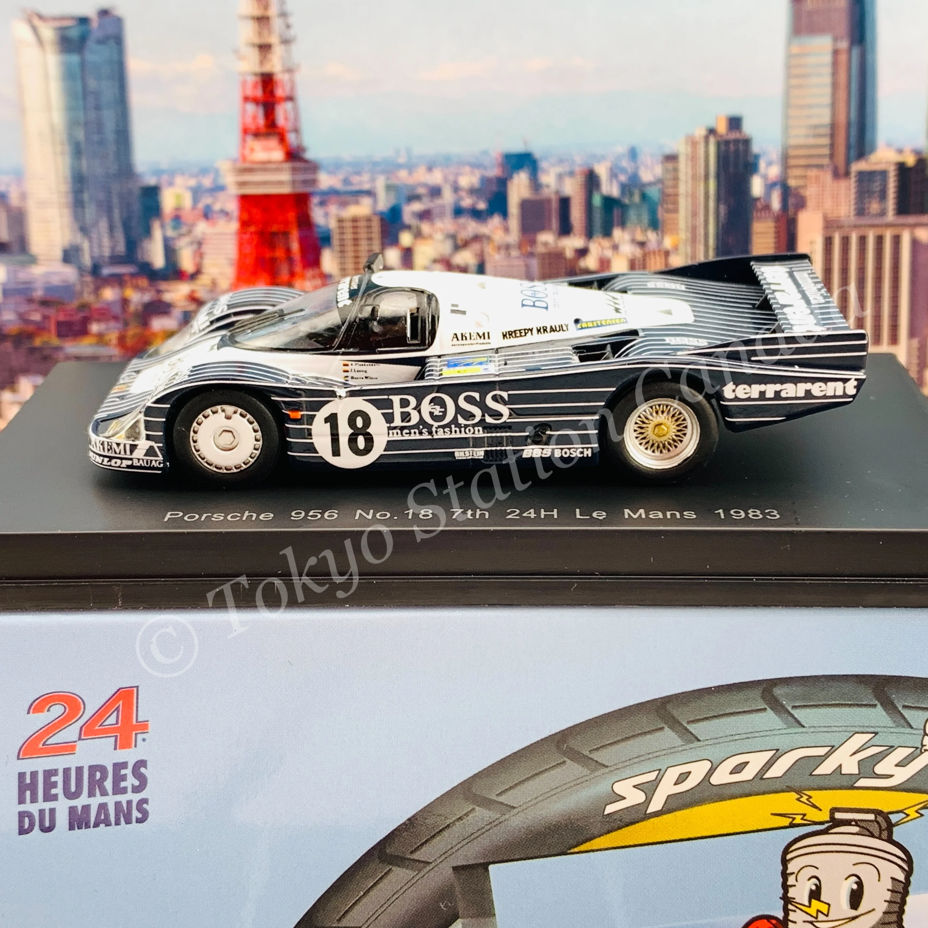 Sparky 1/64 Porsche 956 No.18 7th 24H Le Mans 1983 J Lässig - A. Plankenhorn - D. Wilson Y180 - Image 2