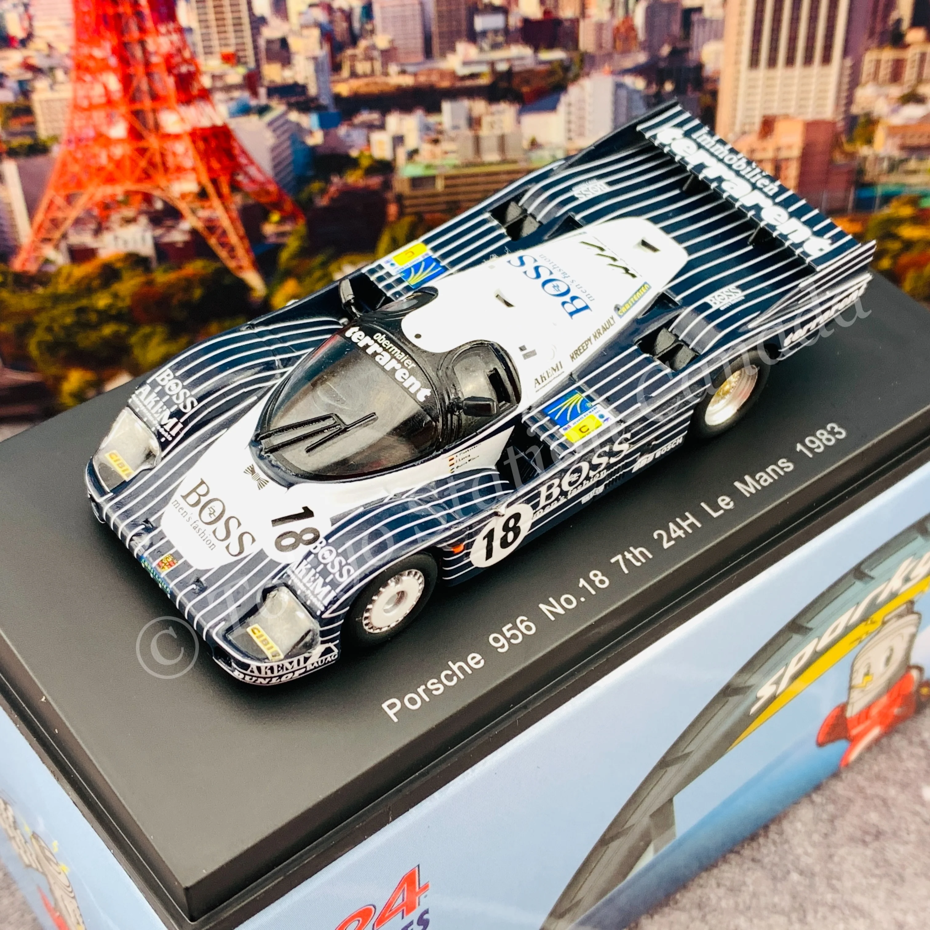 Sparky 1/64 Porsche 956 No.18 7th 24H Le Mans 1983 J Lässig - A. Plankenhorn - D. Wilson Y180 - Image 3