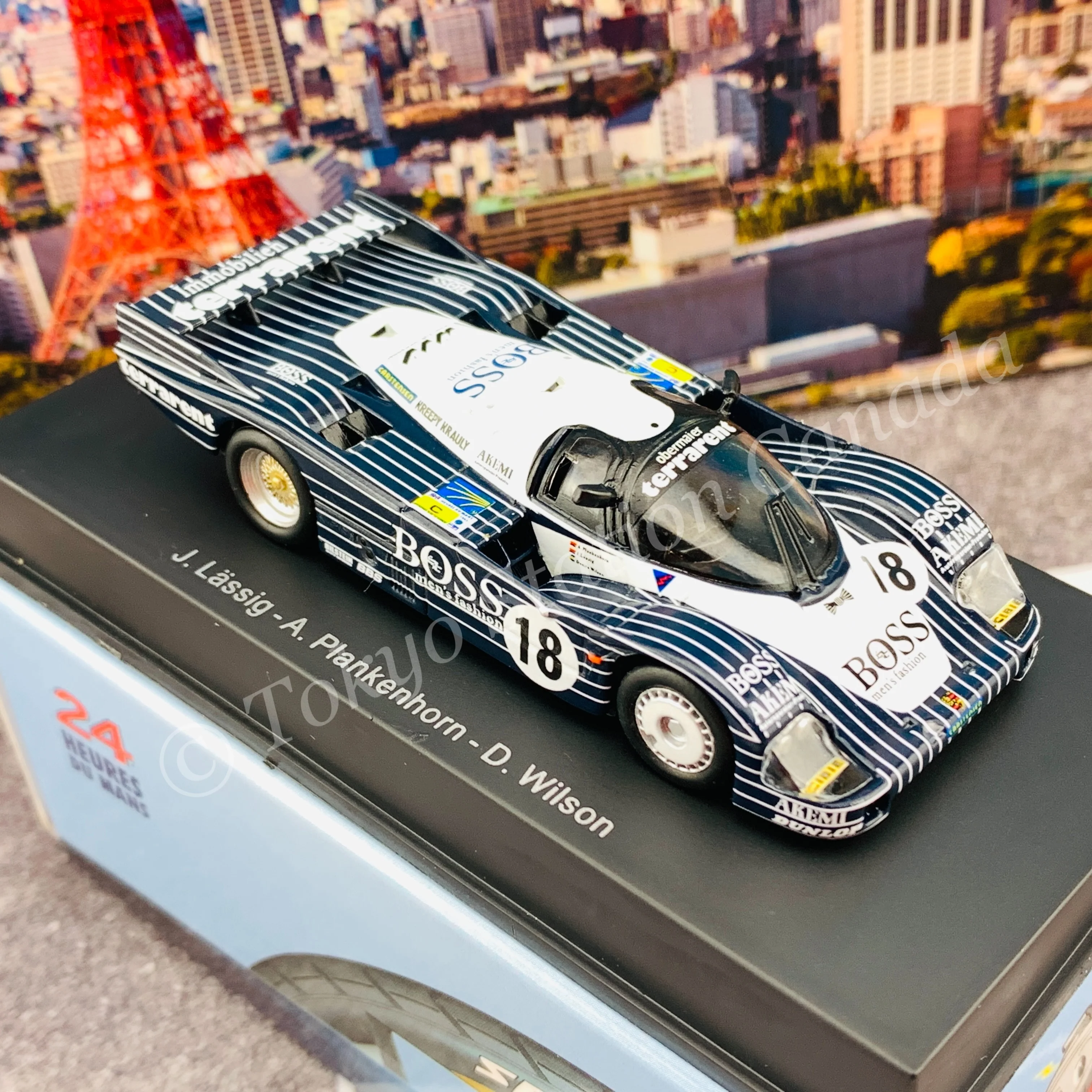 Sparky 1/64 Porsche 956 No.18 7th 24H Le Mans 1983 J Lässig - A. Plankenhorn - D. Wilson Y180 - Image 4