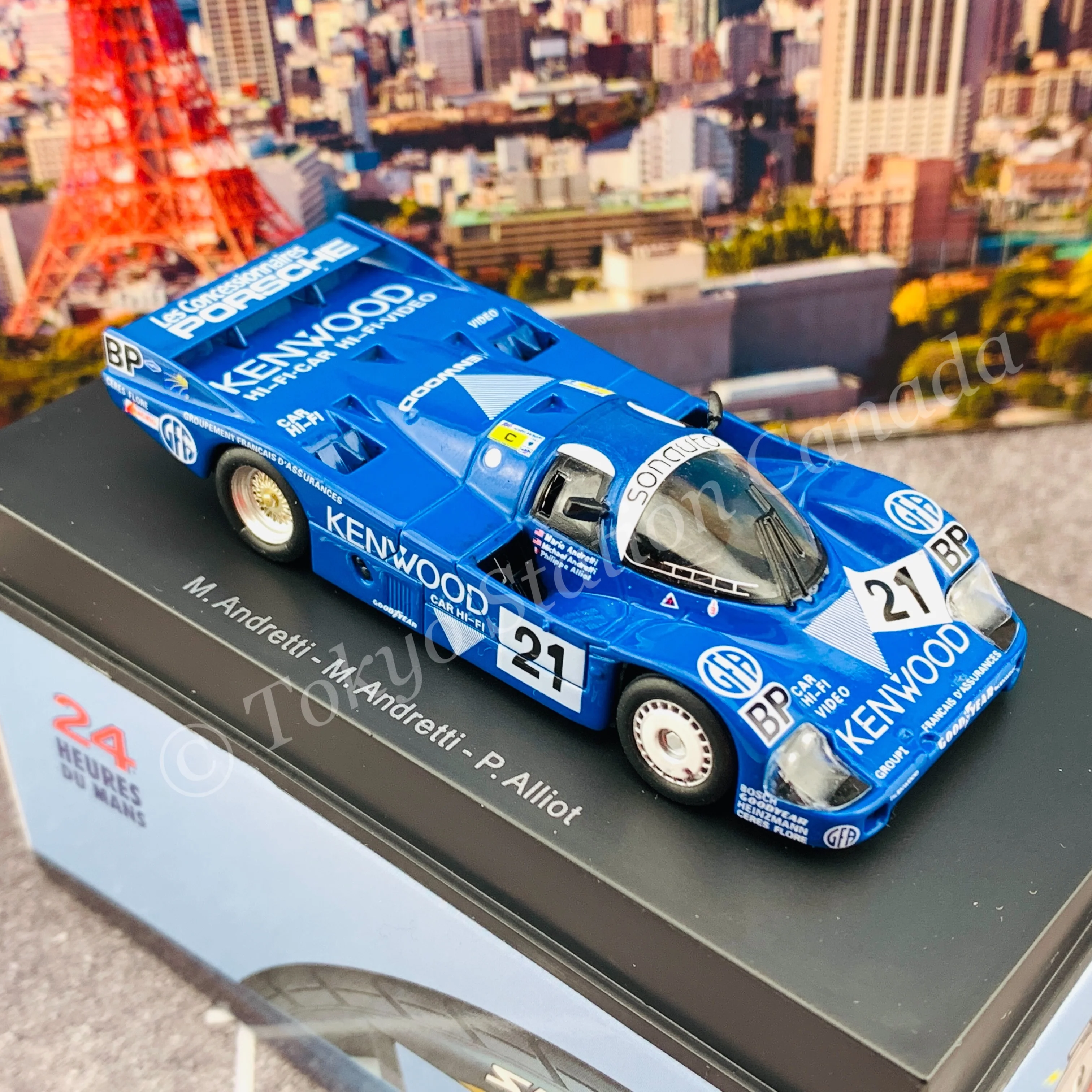 Sparky 1/64 Porsche 956 No.21 3rd 24H Le Mans 1983 M. Andretti - M. Andretti - P. Alliot Y177 - Image 4