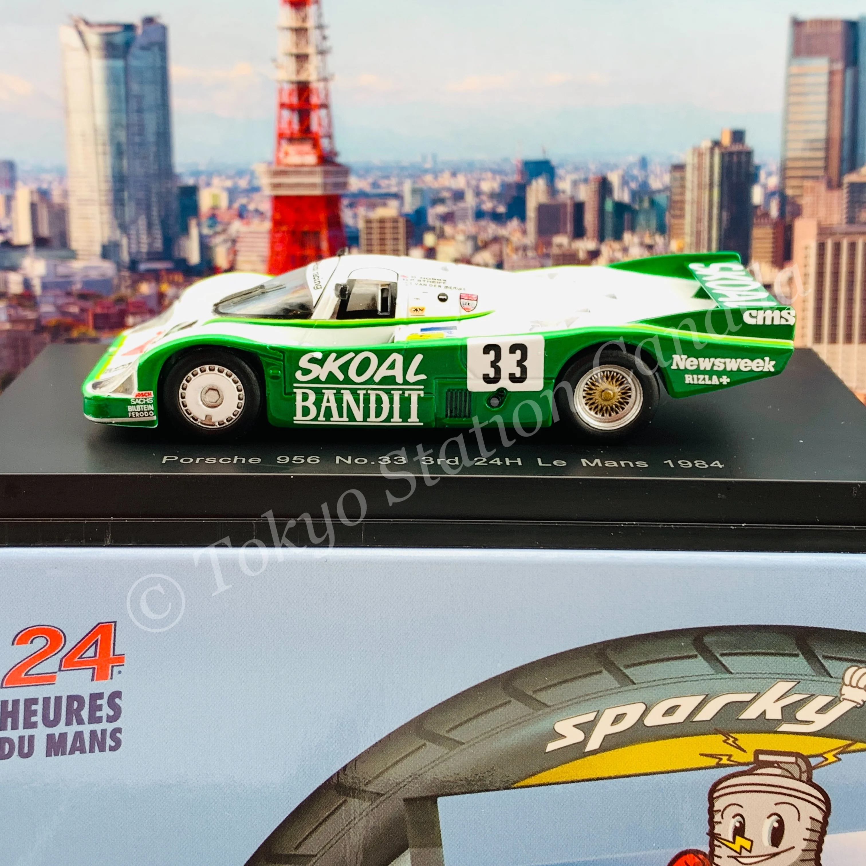 Sparky 1/64 Porsche 956 No.33 3rd 24H Le Mans 1984 D. Hobbs - P. Streiff - S. van der Merwe Y178 - Image 2